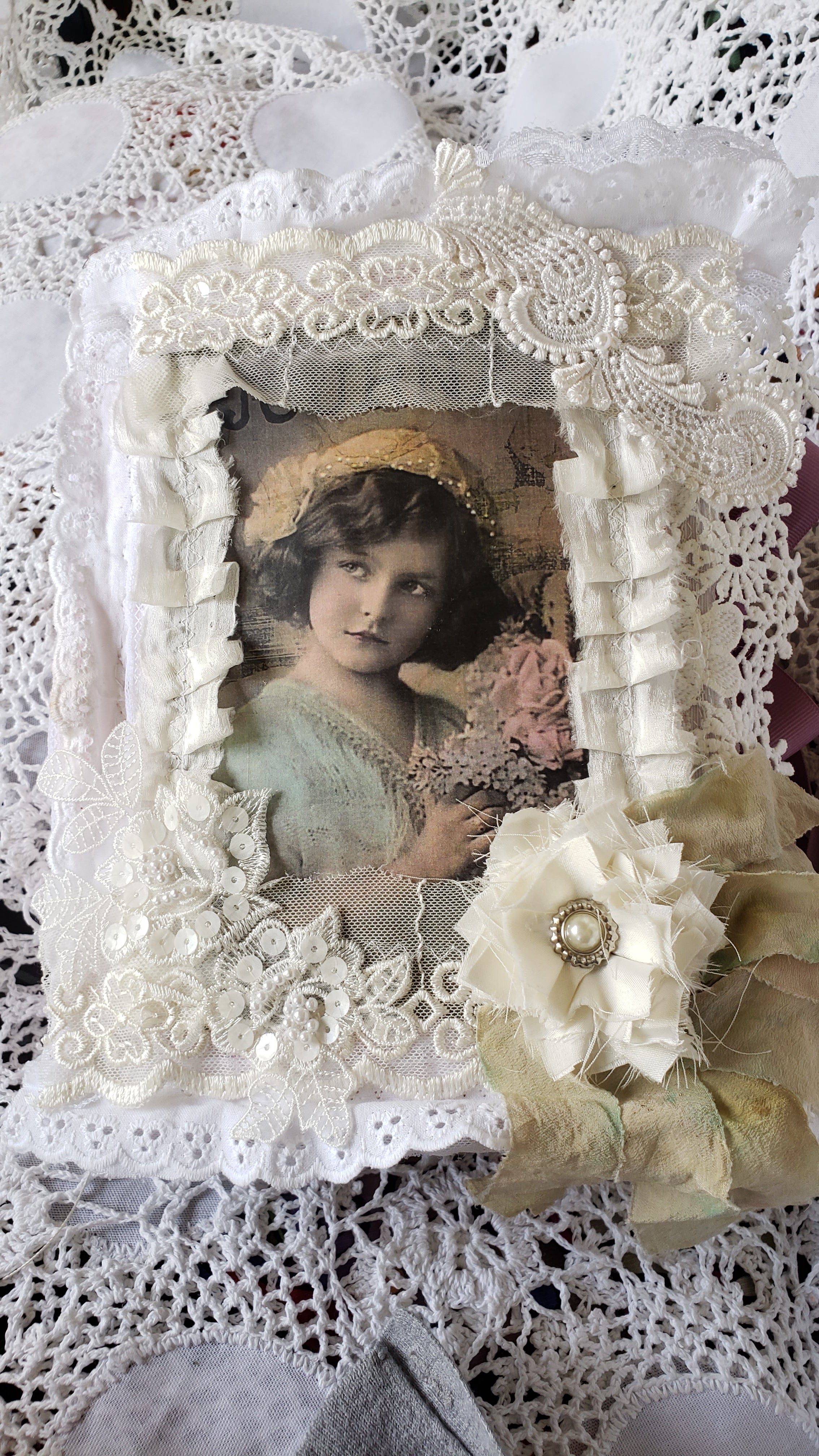 Vintage Junk Journal - Women from the Past Handmade