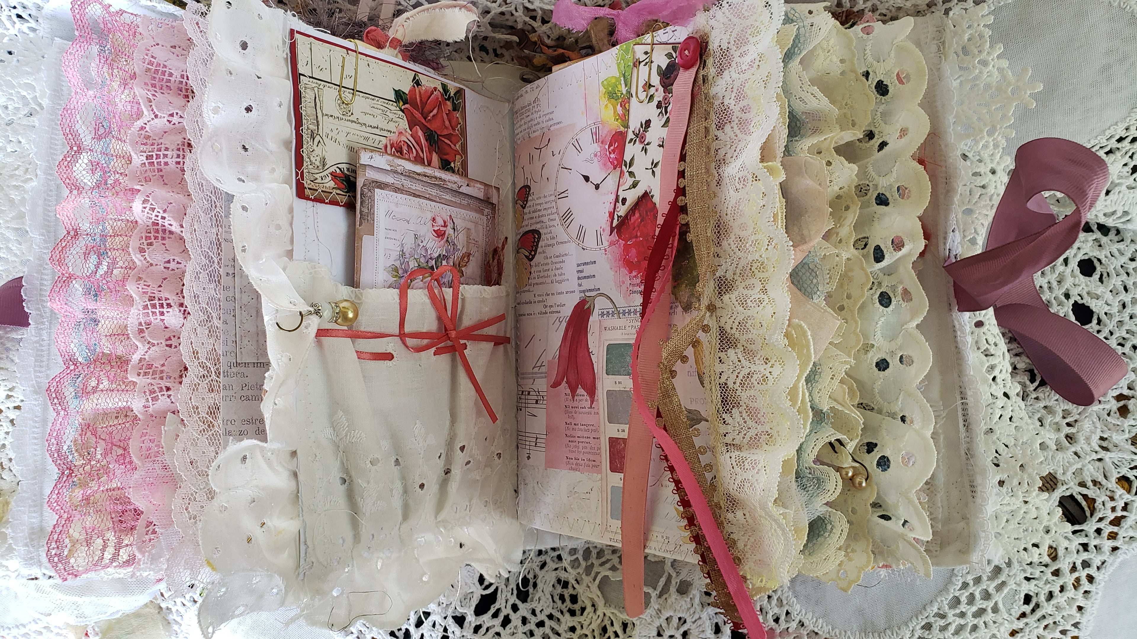 Vintage Junk Journal - Women from the Past Handmade
