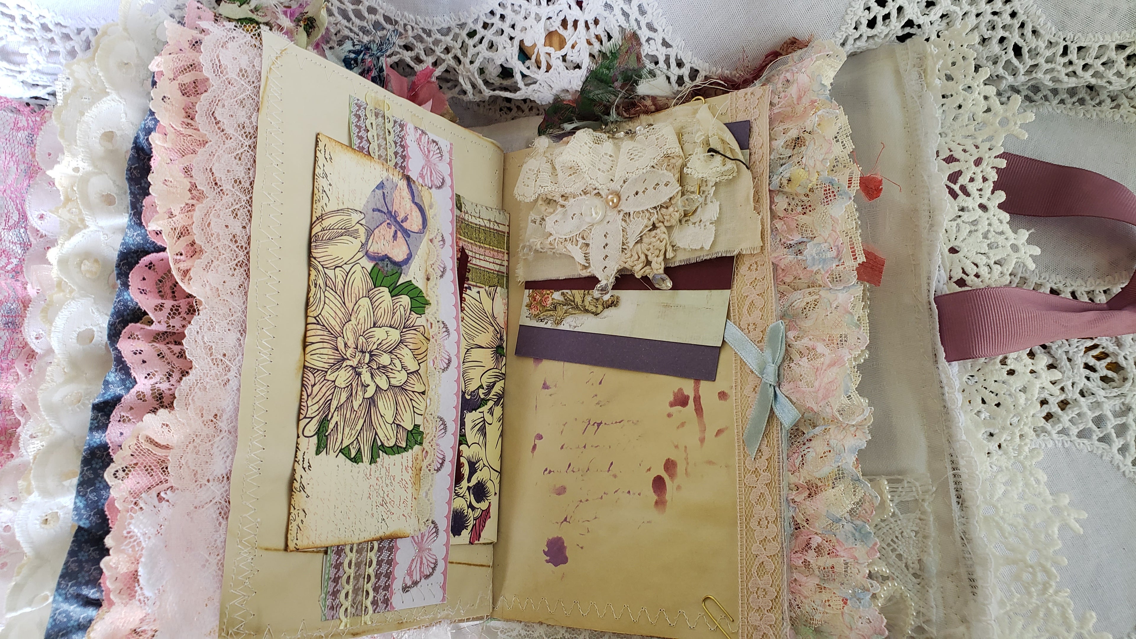 Vintage Junk Journal - Women from the Past Handmade