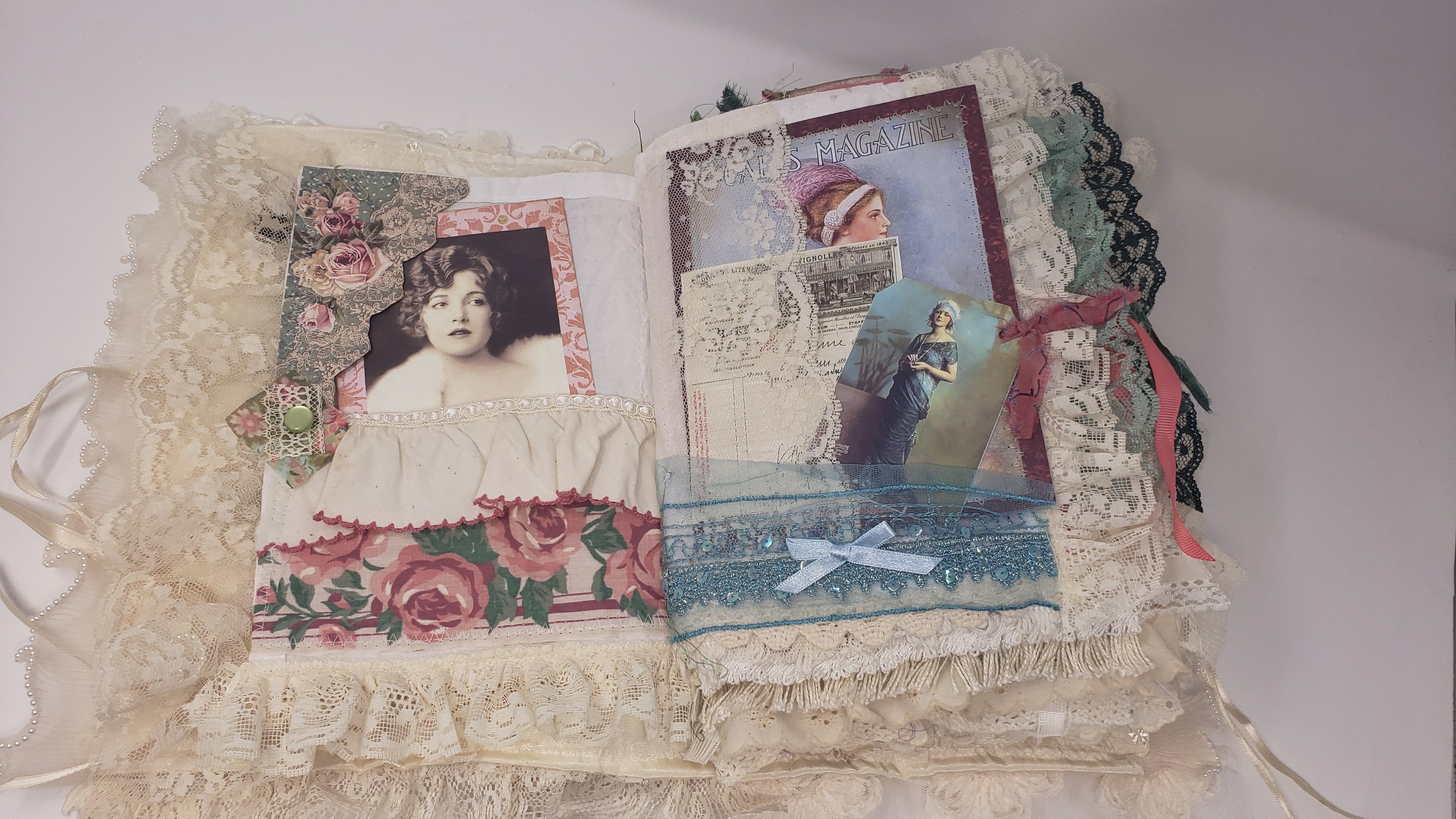 Vintage Junk Journal - Hollywood Stars in Paris