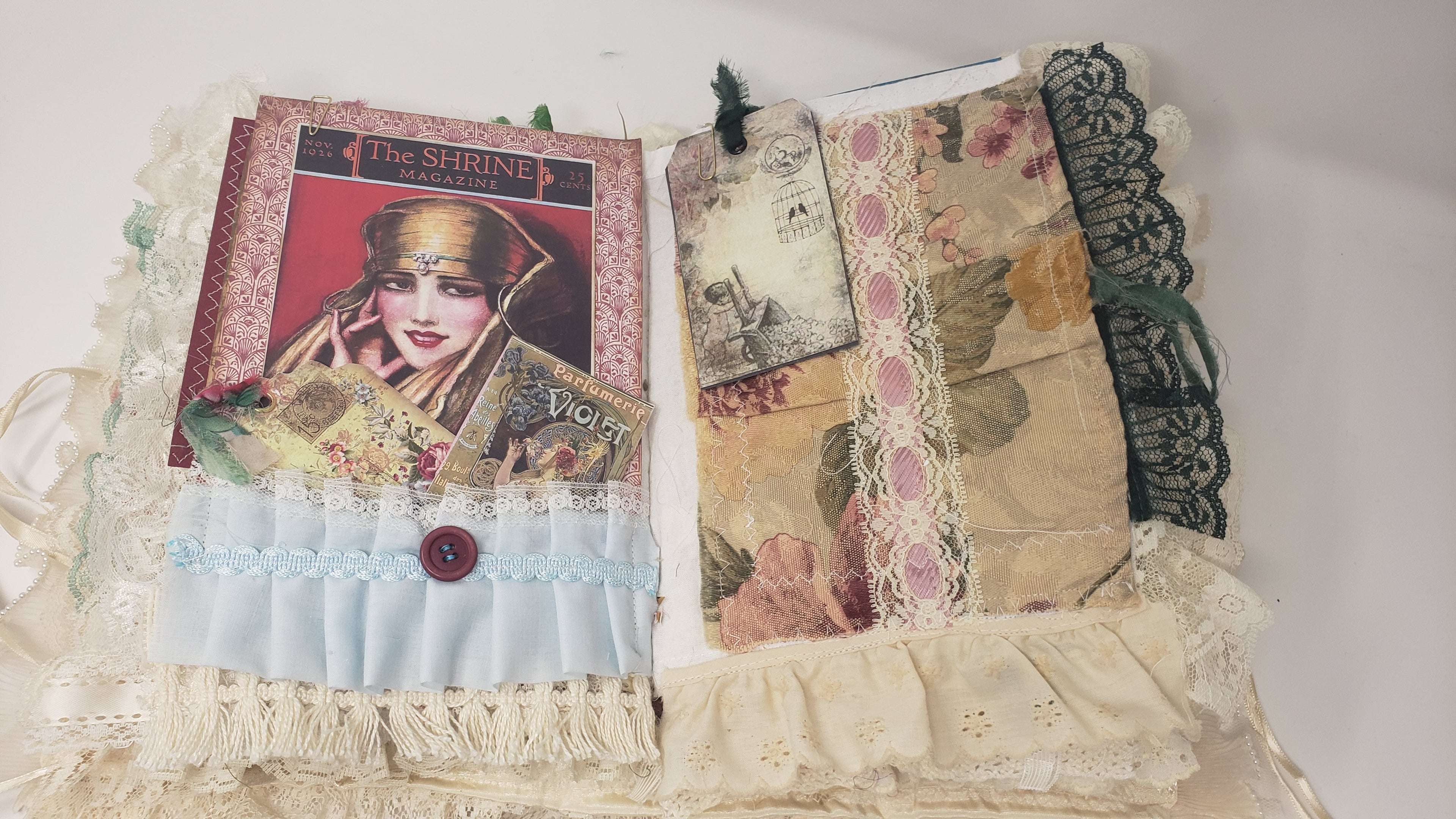 Vintage Junk Journal - Hollywood Stars in Paris