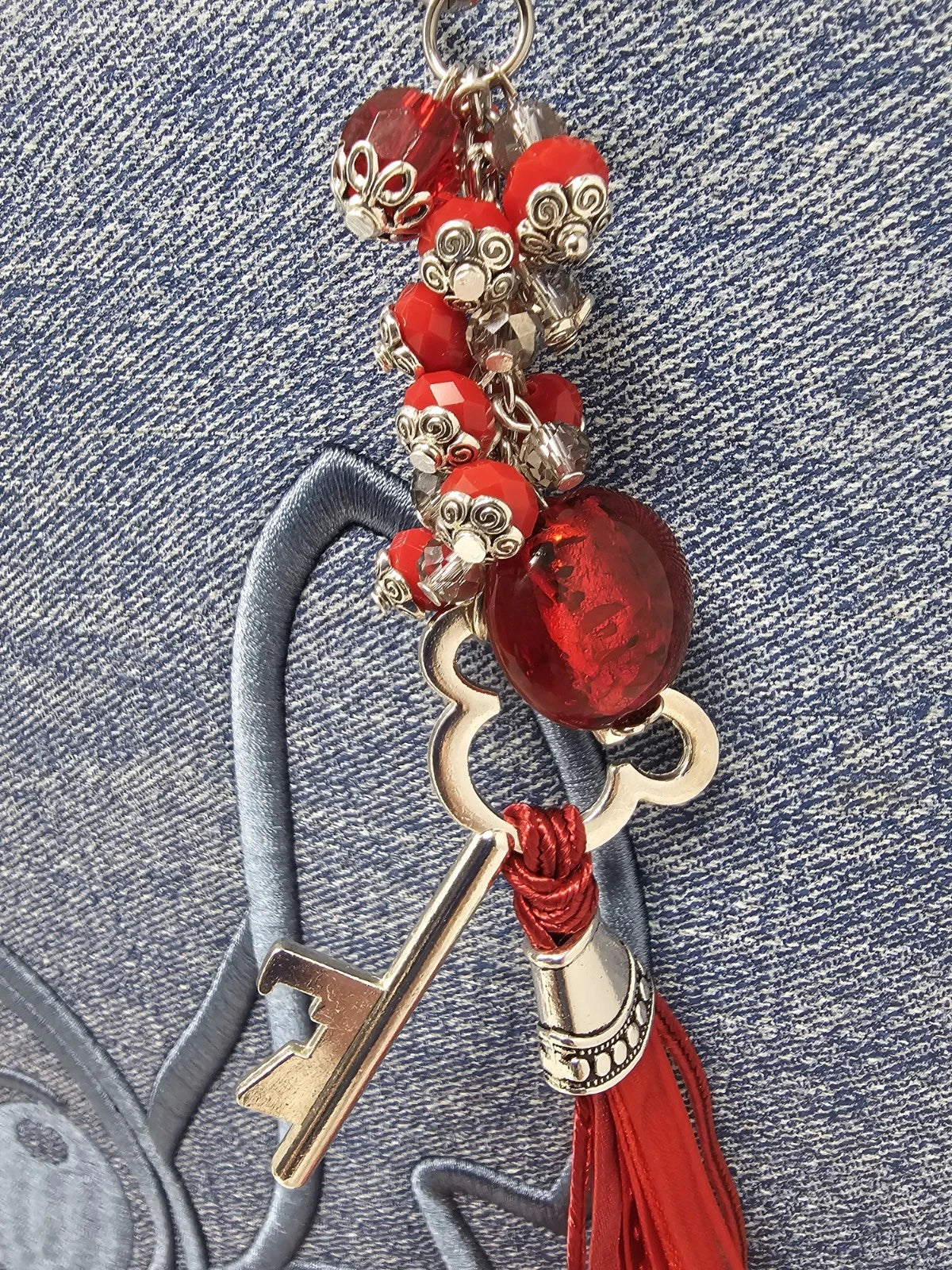 Purse Charm - Disney Key Red