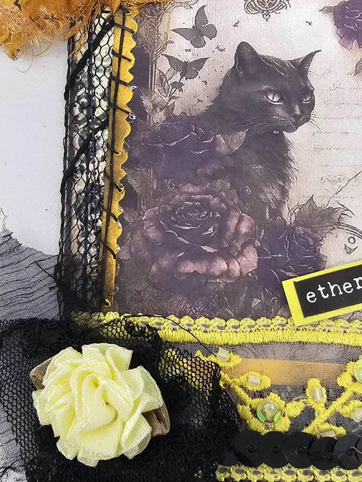 Vintage Chic Lace Bookmark - Ethereal - Handmade
