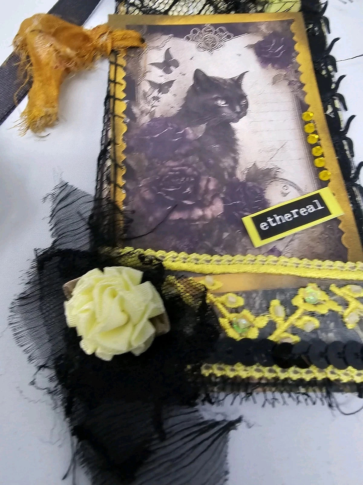 Vintage Chic Lace Bookmark - Ethereal - Handmade