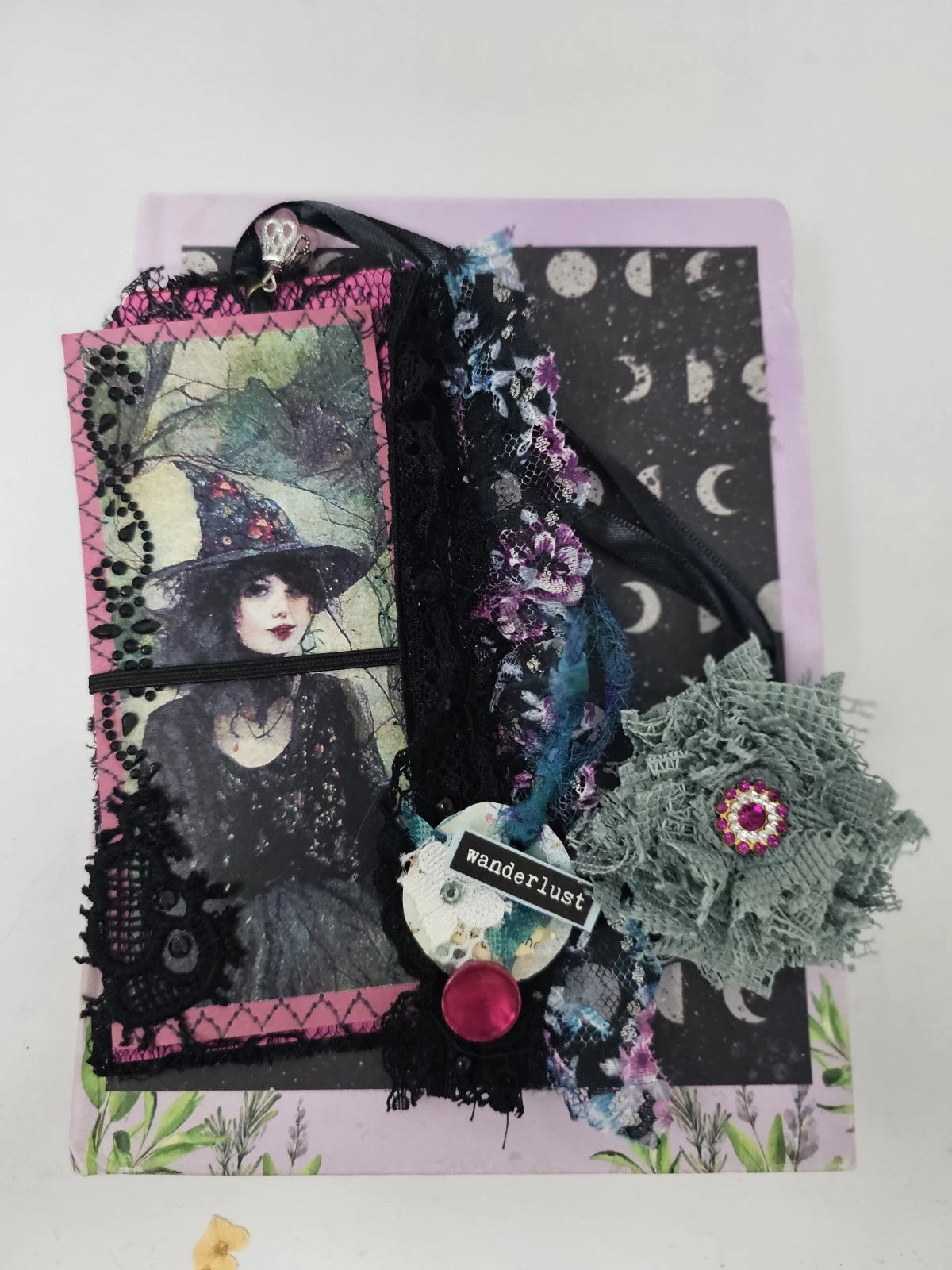 Vintage Chic Lace Bookmark - Wanderlust - Handmade