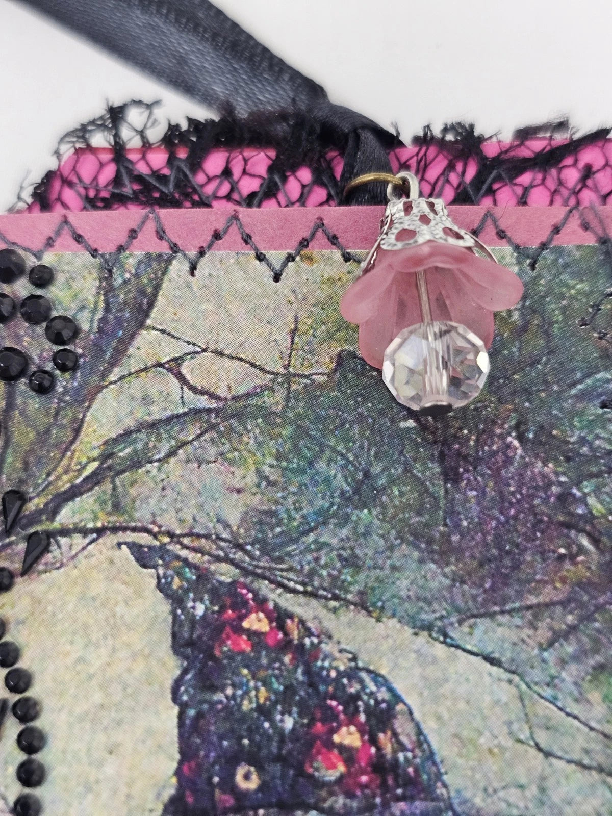 Vintage Chic Lace Bookmark - Wanderlust - Handmade