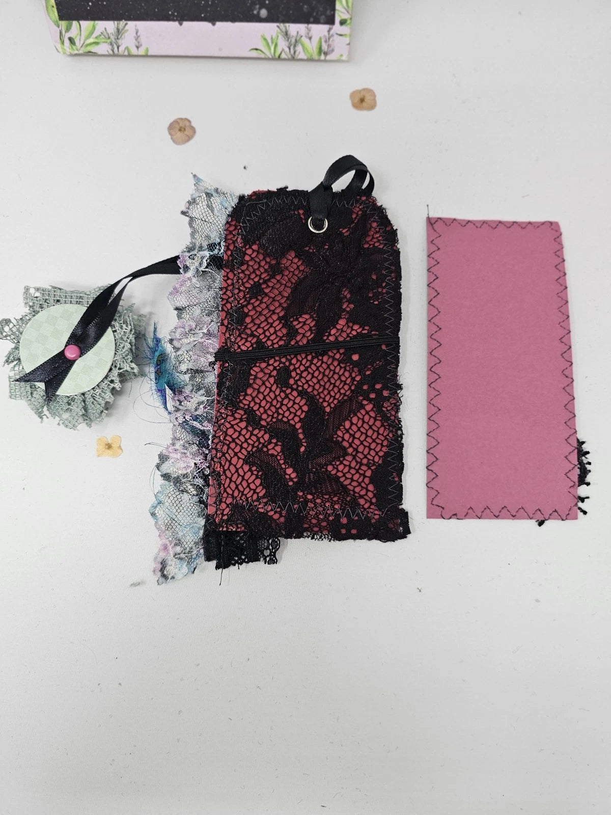 Vintage Chic Lace Bookmark - Wanderlust - Handmade