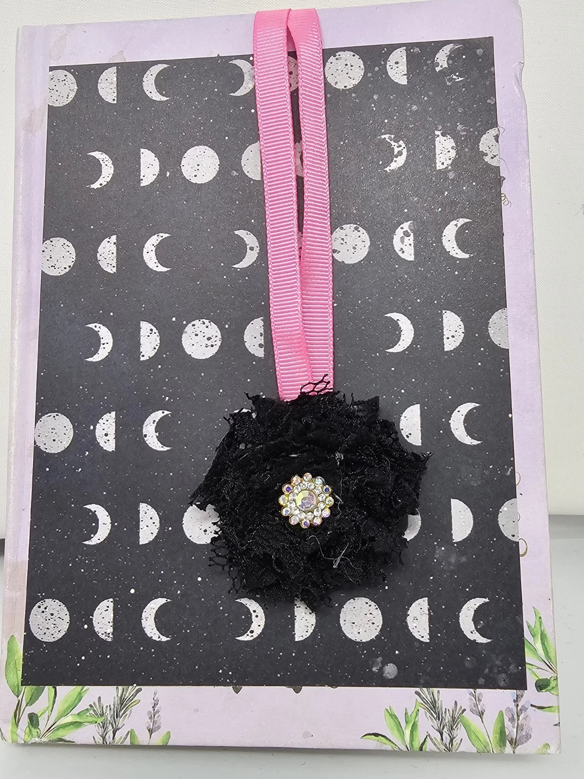 Vintage Lace Bookmark -  Belief - Handmade