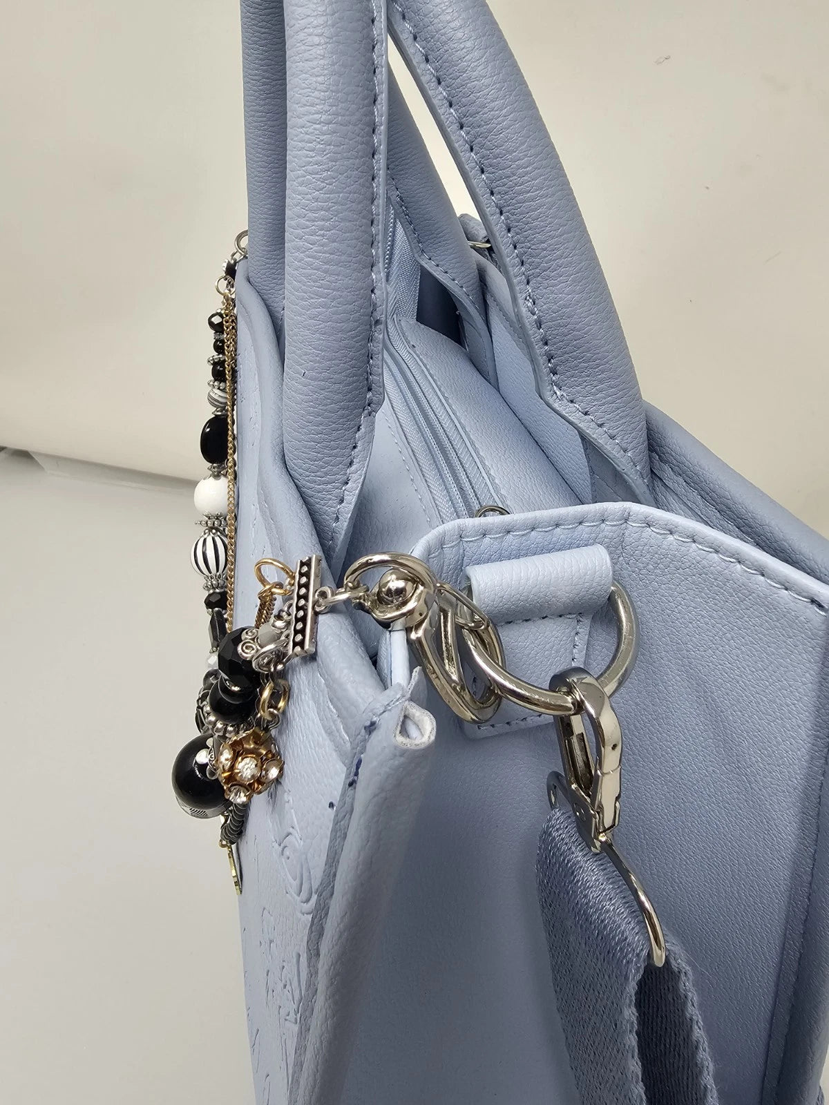 Double Chain Purse Charm - Mickey's Key & Spider