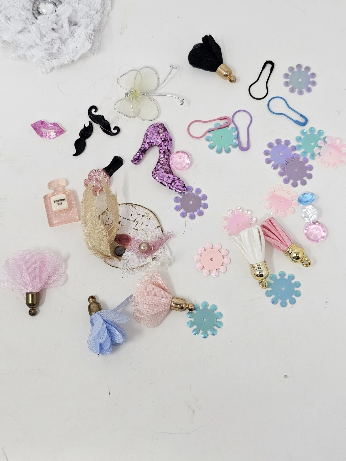 Journaling Kit With Chunky Purse Charm  - From Paris With Love French Themed