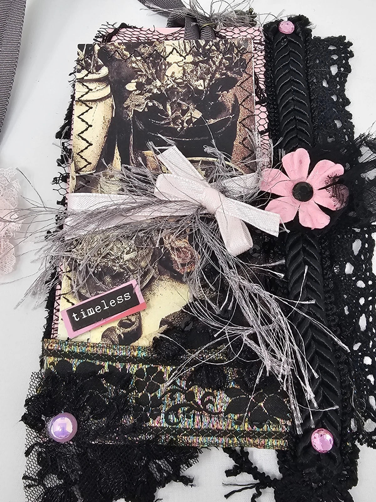 Vintage Chic Lace Bookmark -  Timeless - Handmade