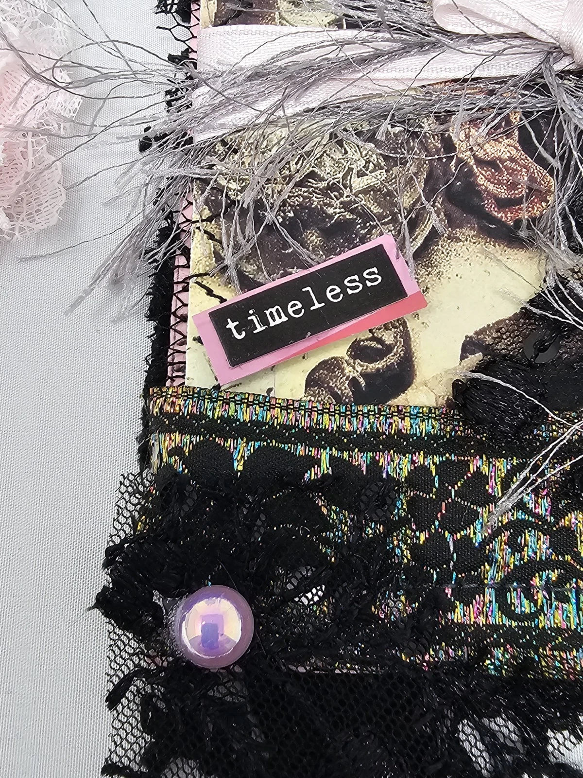 Vintage Chic Lace Bookmark -  Timeless - Handmade