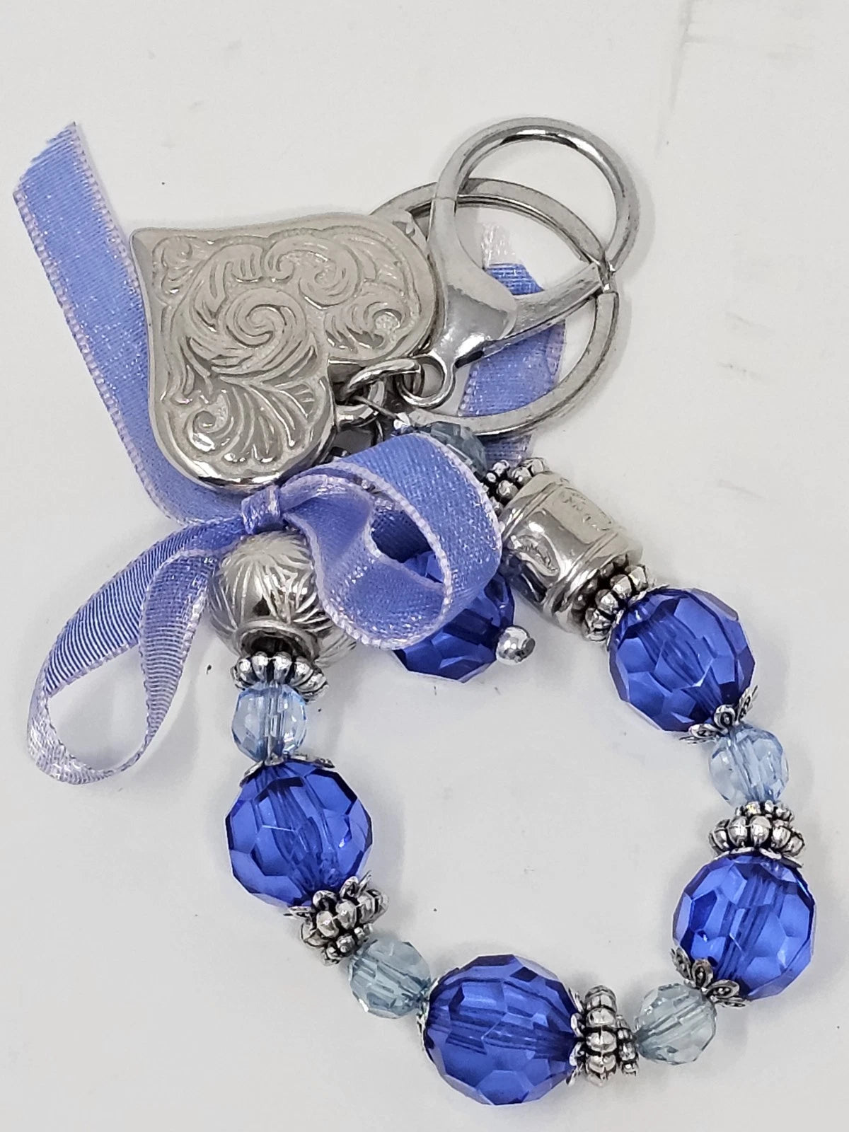 Purse Charm- Blue Heart