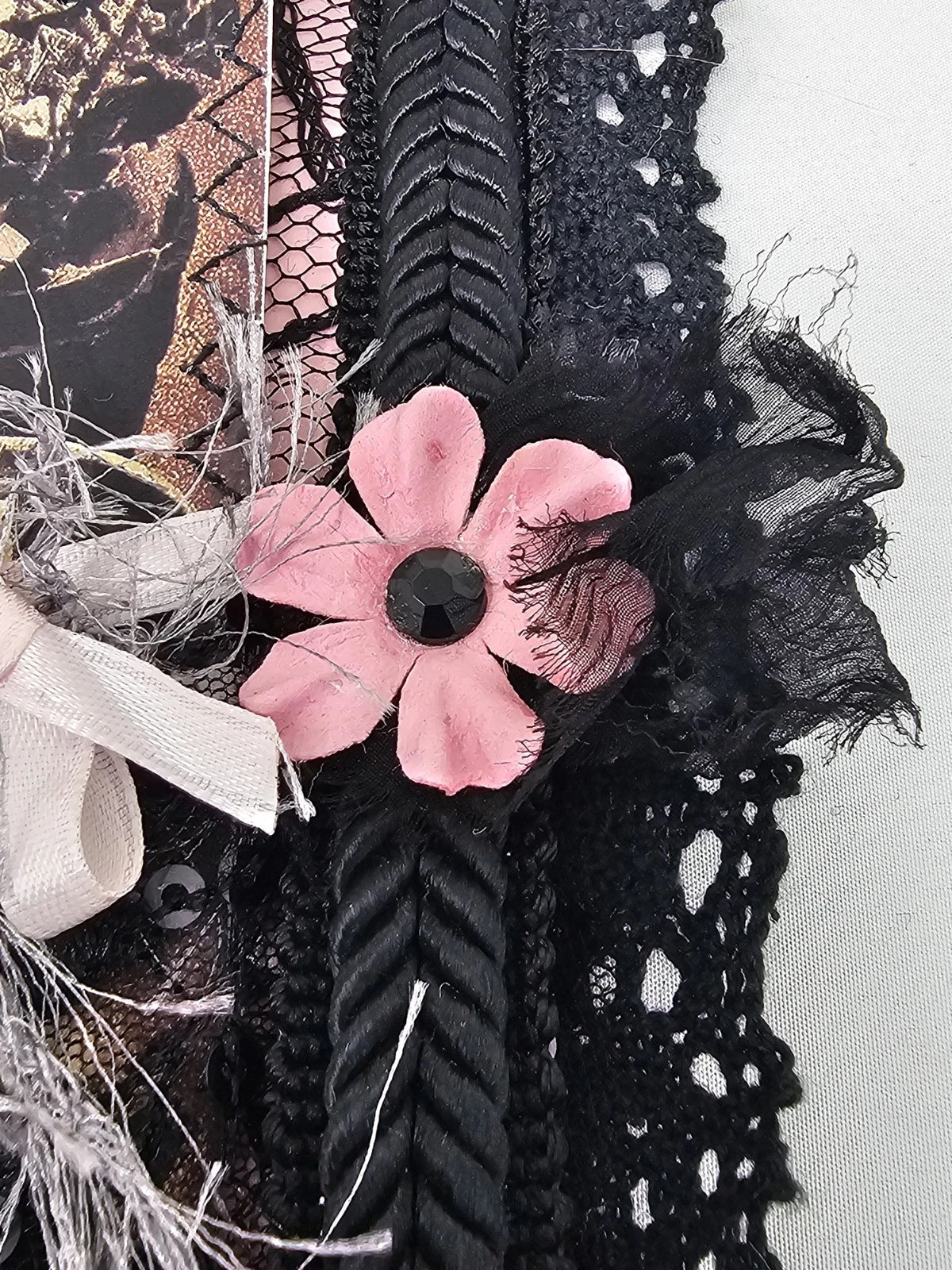 Vintage Chic Lace Bookmark -  Timeless - Handmade