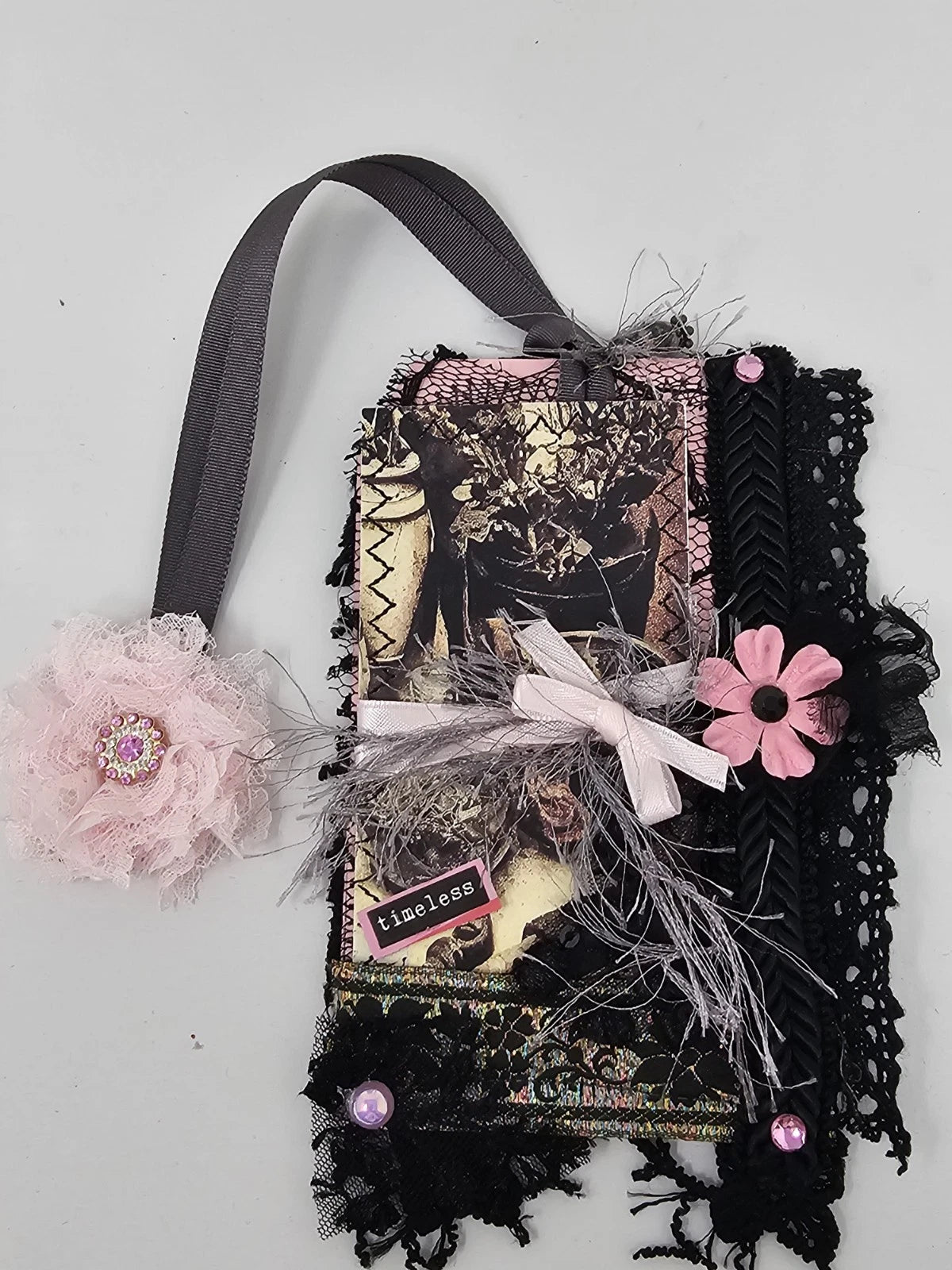 Vintage Chic Lace Bookmark -  Timeless - Handmade