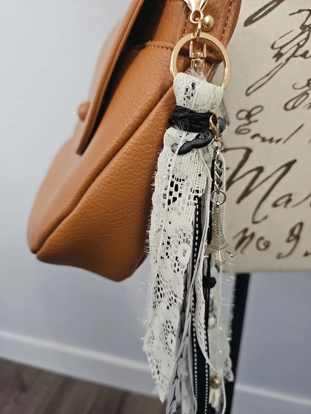 Journaling Kit With Chunky Purse Charm  - From Paris With Love French Themed