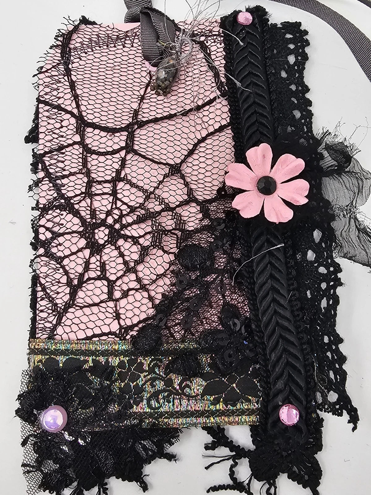 Vintage Chic Lace Bookmark -  Timeless - Handmade