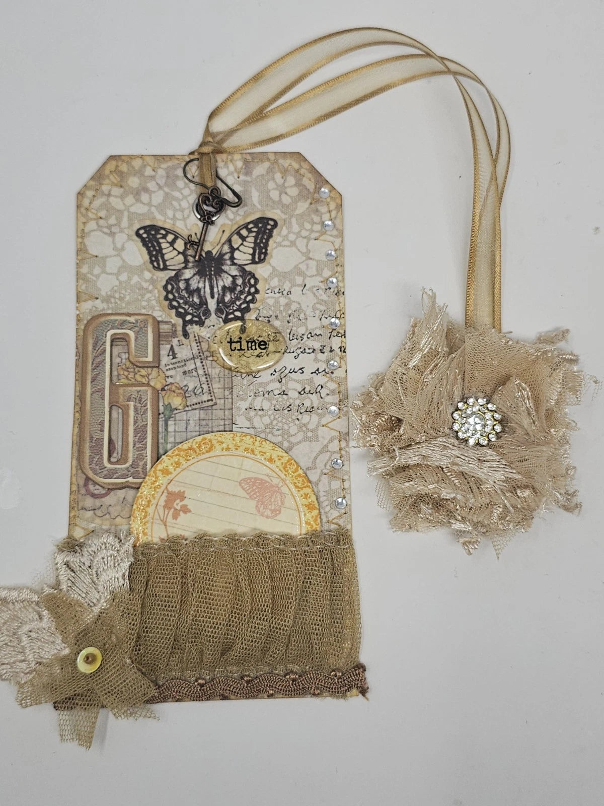 Vintage Bookmark - Time