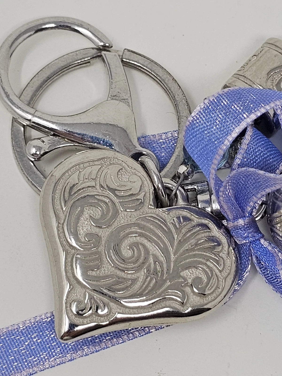 Purse Charm- Blue Heart
