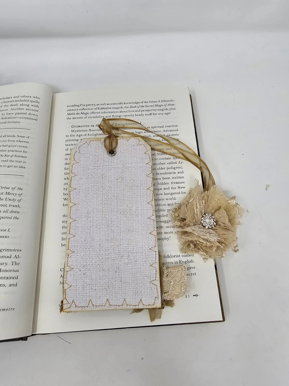 Vintage Bookmark - Time