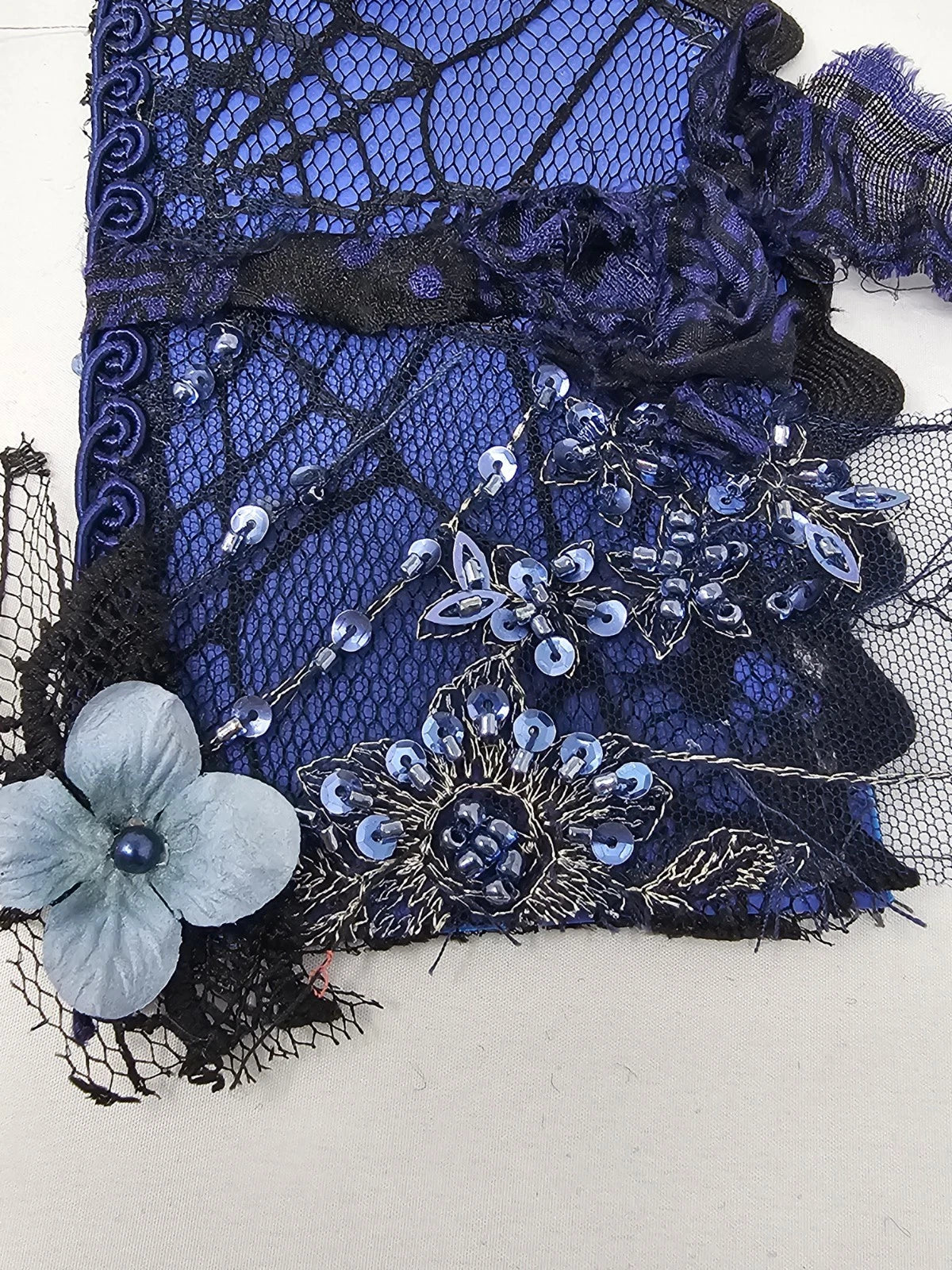 Vintage Chick Lace Bookmark - Secret - Handmade