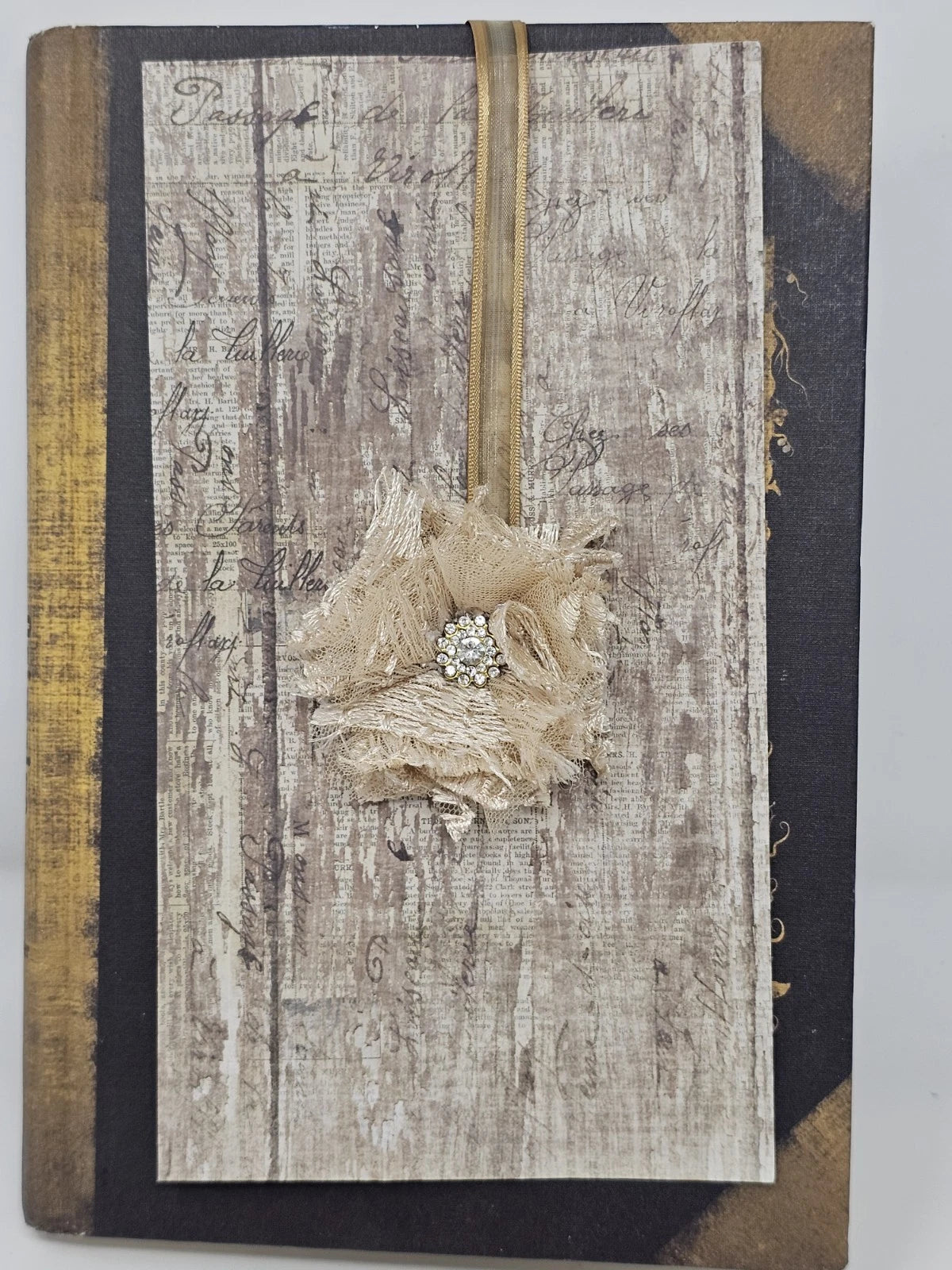 Vintage Bookmark - Time