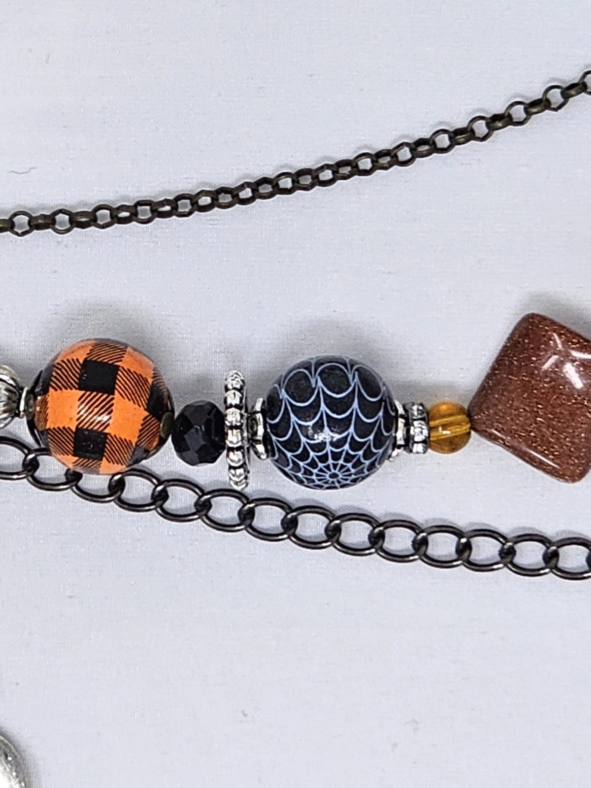 Double Chain Purse Charm - Mickey's Key & Moth