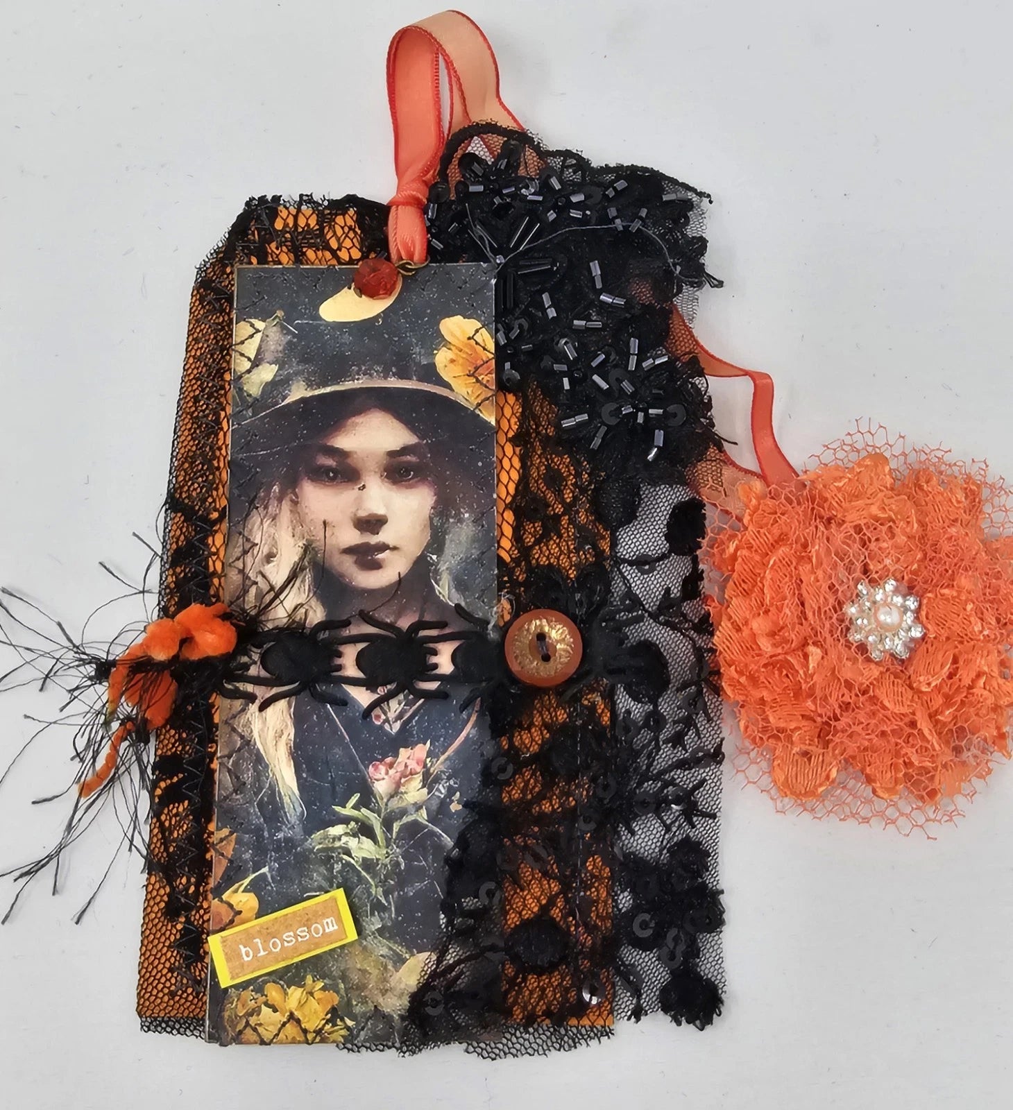 Vintage Lace Bookmark - Blossom - Handmade