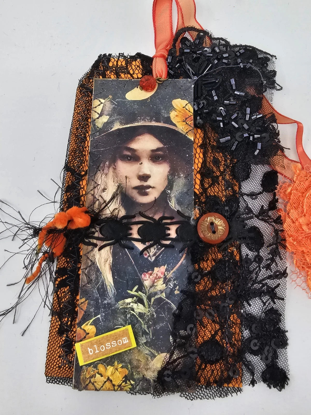 Vintage Lace Bookmark - Blossom - Handmade