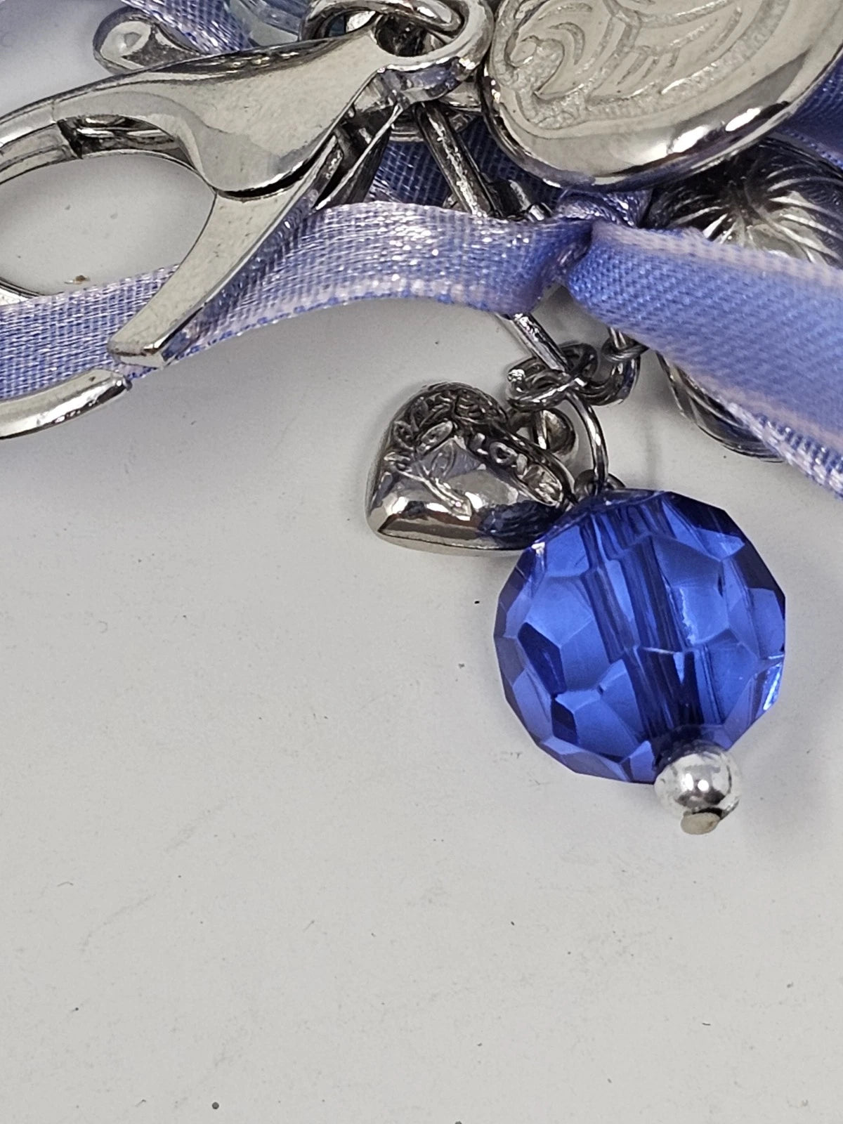 Purse Charm- Blue Heart