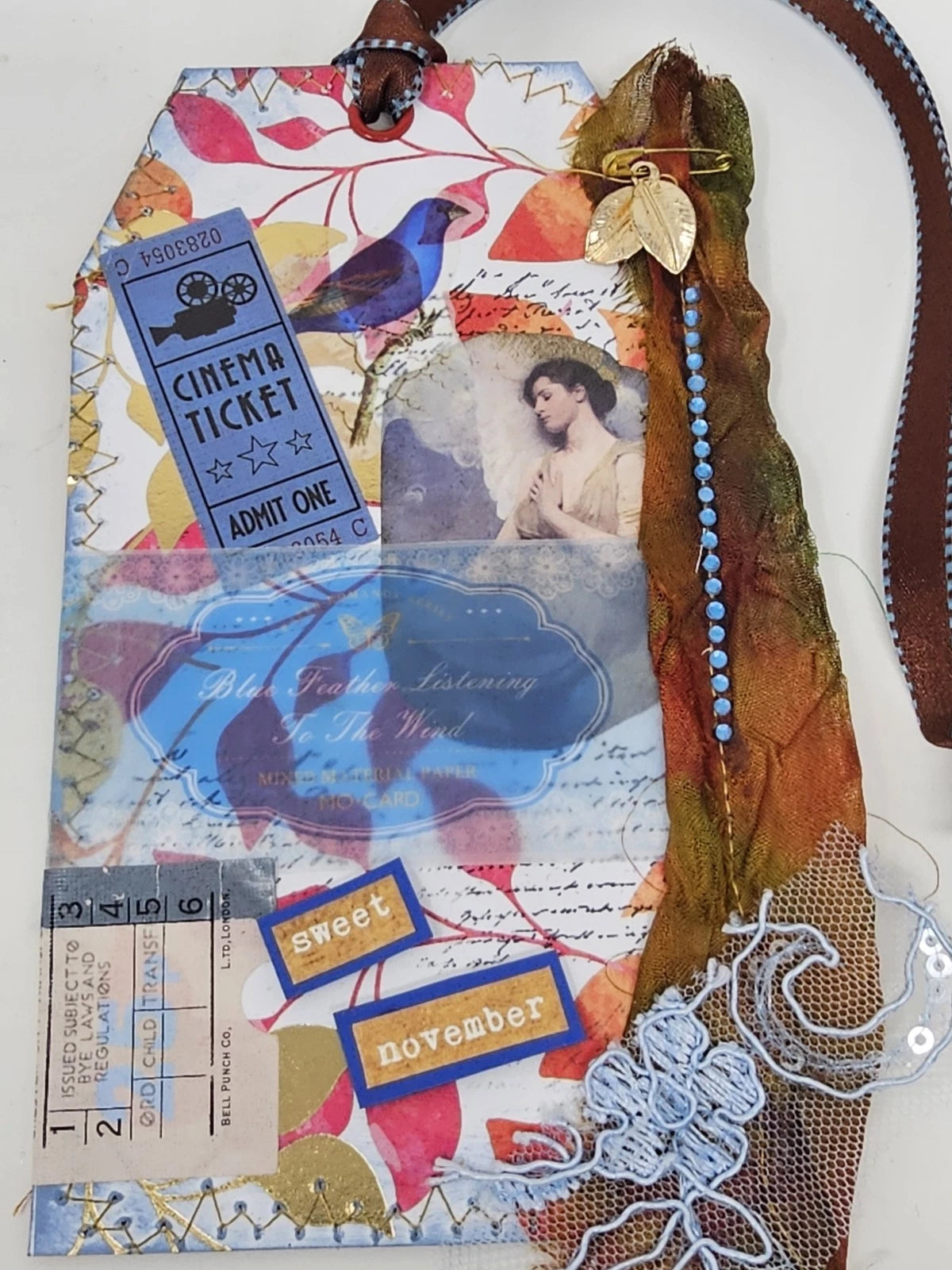 Vintage Bookmark - Sweet November