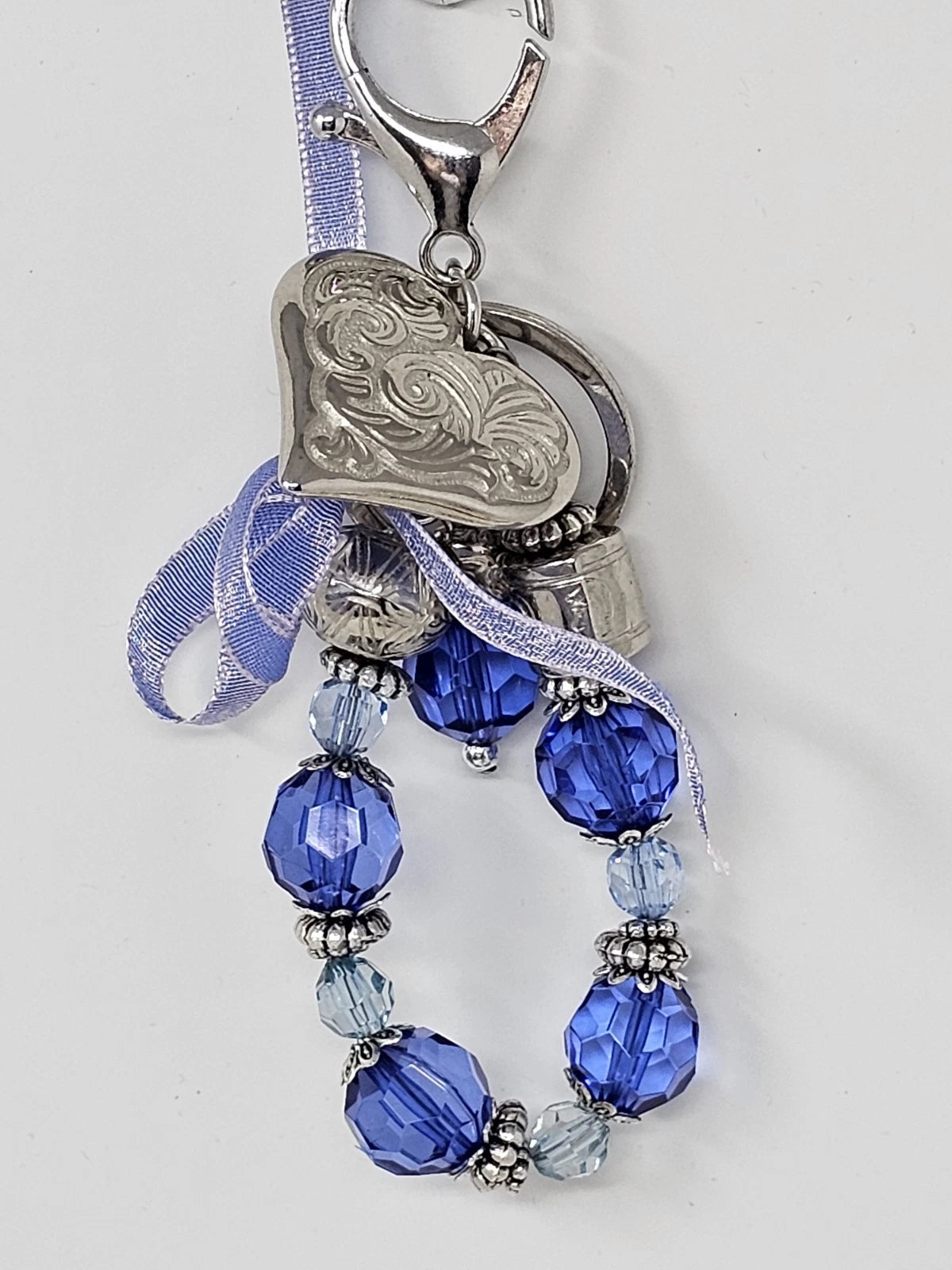 Purse Charm- Blue Heart