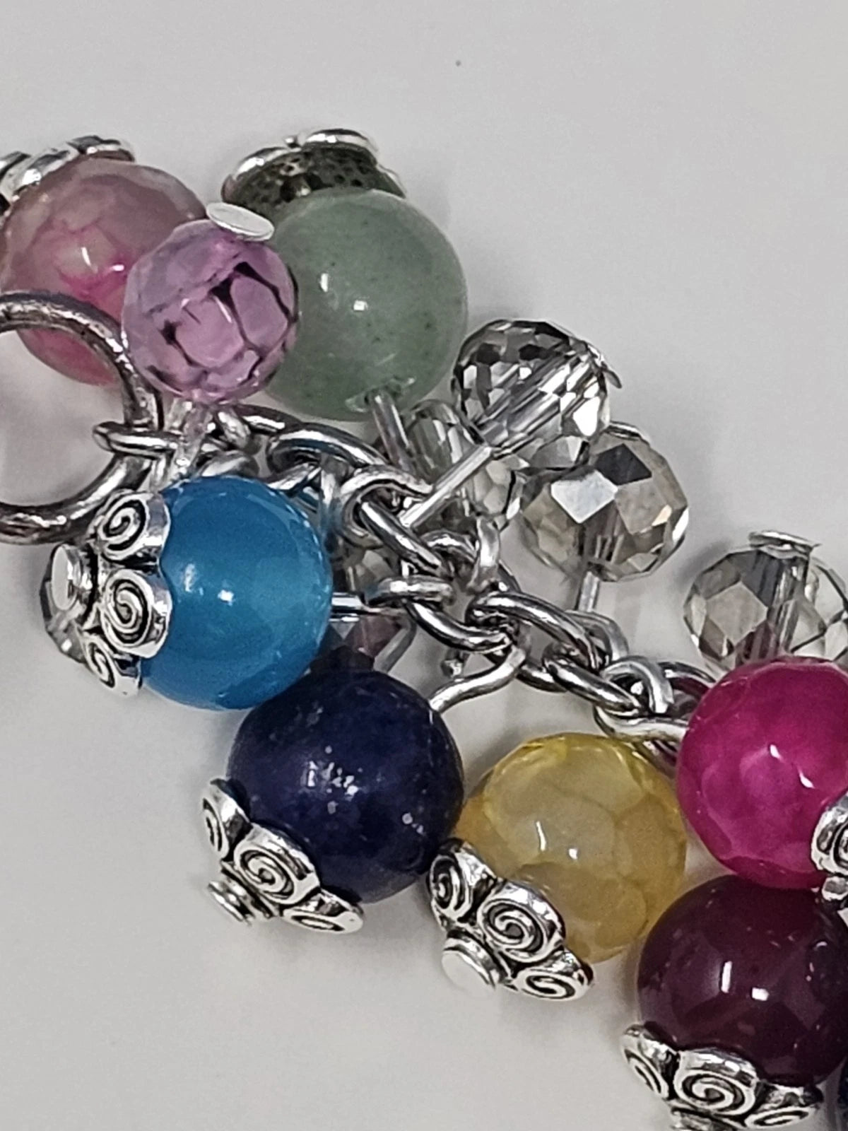 Purse Charm - Disney Key Multicolor Natural Stones