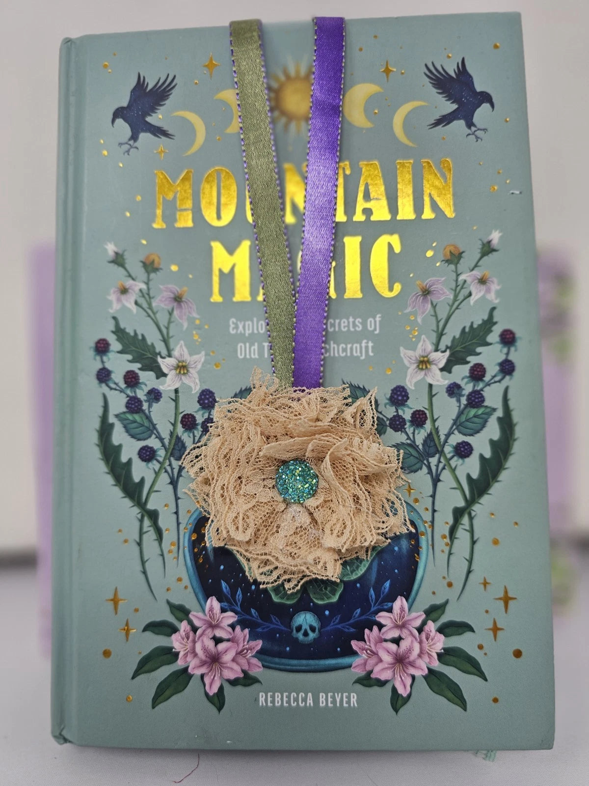 Vintage Chic Lace Bookmark - Heal - Handmade
