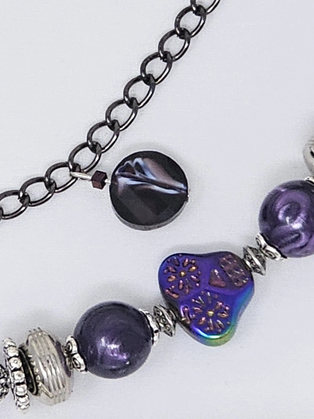 Double Chain Purse Charm - Mickey's Key & Skulls