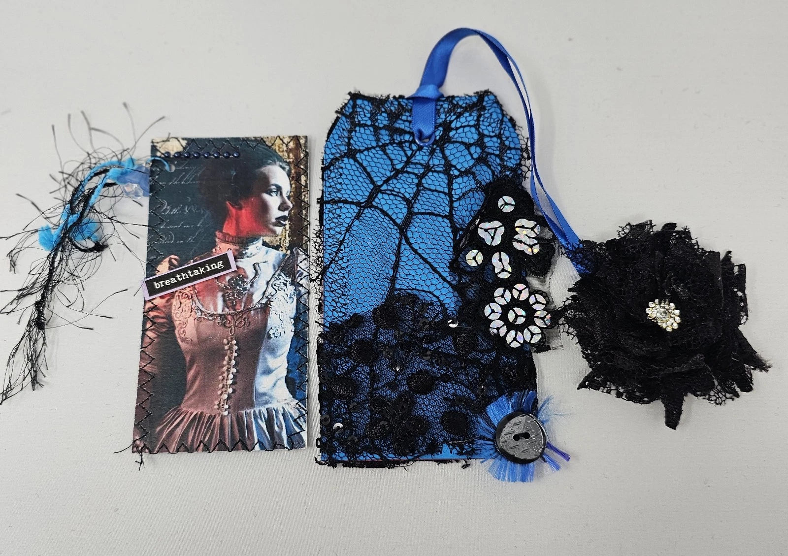 Vintage Chic Lace Bookmark - Breathtaking - Handmade