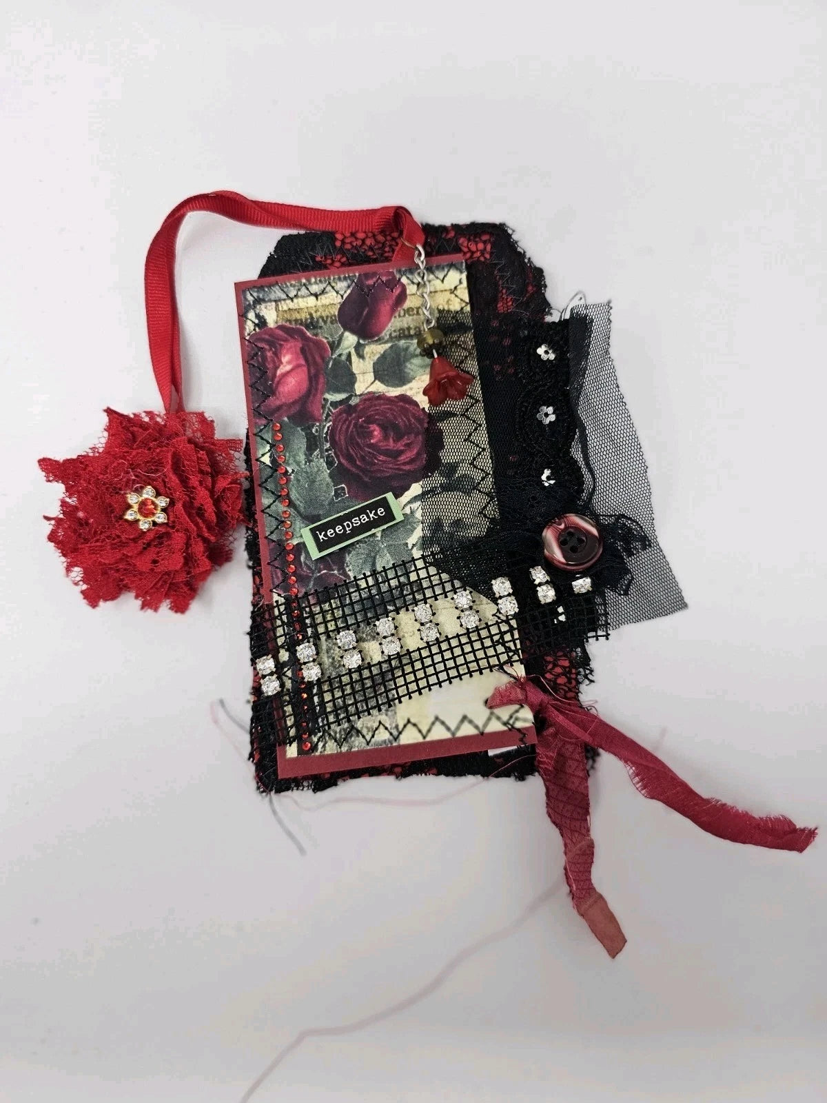 Vintage Chic Lace Bookmark - Keepsake - Handmade