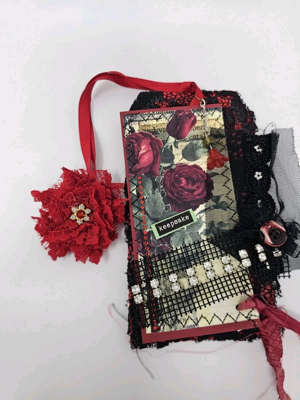 Vintage Chic Lace Bookmark - Keepsake - Handmade