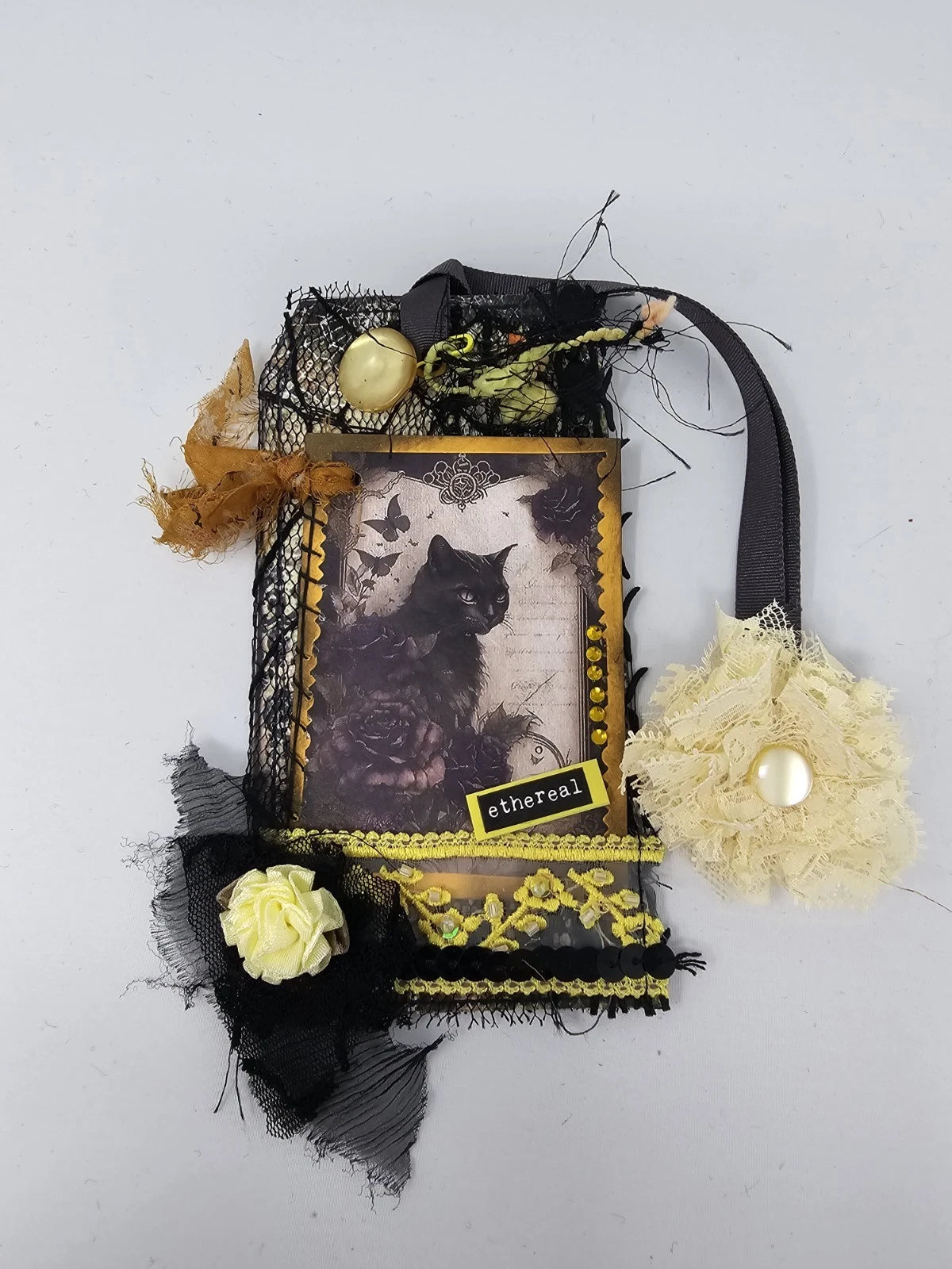 Vintage Chic Lace Bookmark - Ethereal - Handmade
