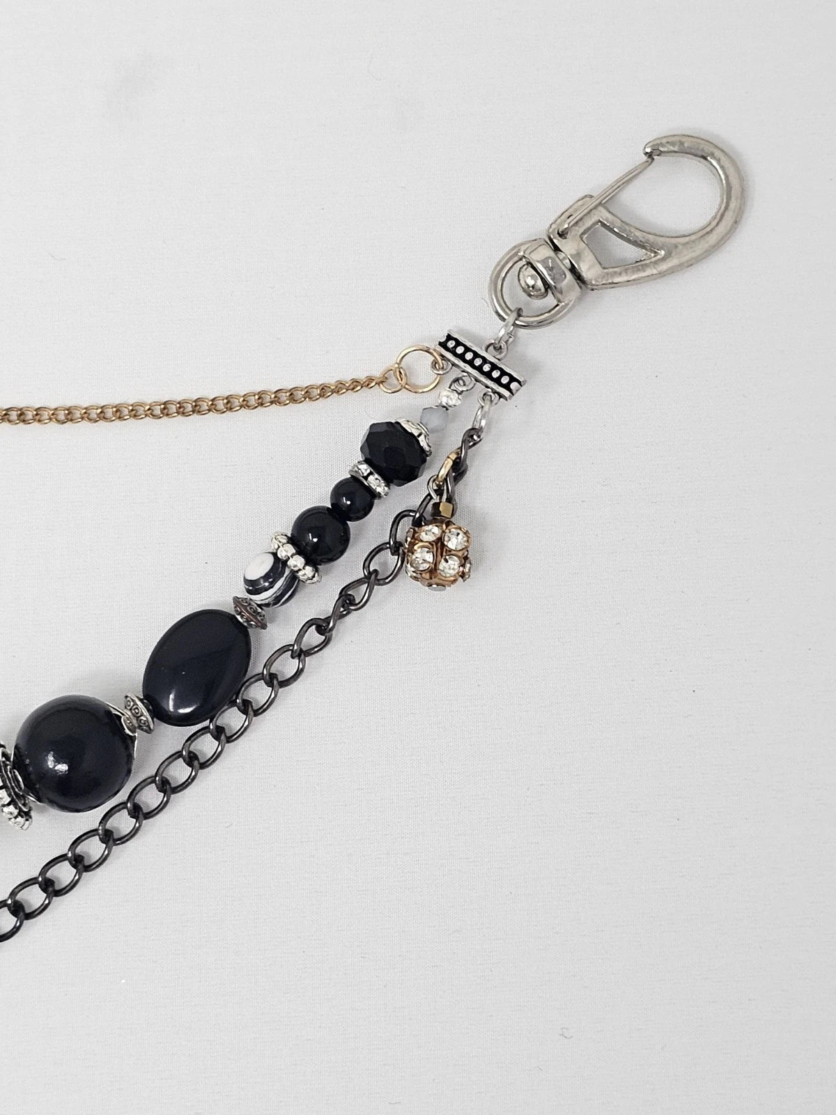 Double Chain Purse Charm - Mickey's Key & Spider
