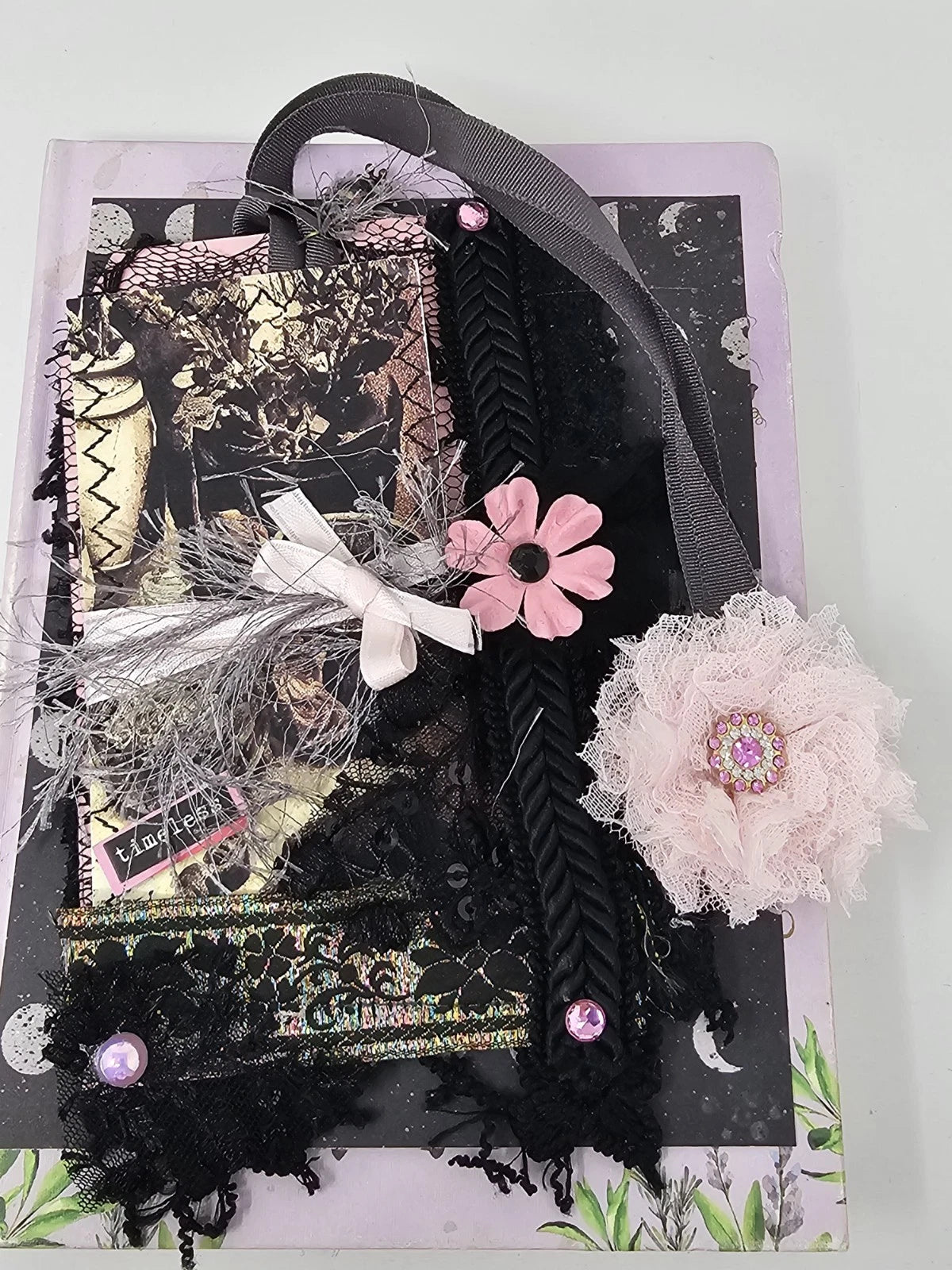 Vintage Chic Lace Bookmark -  Timeless - Handmade
