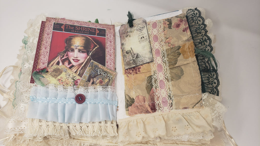 Vintage Junk Journal - Hollywood Stars in Paris