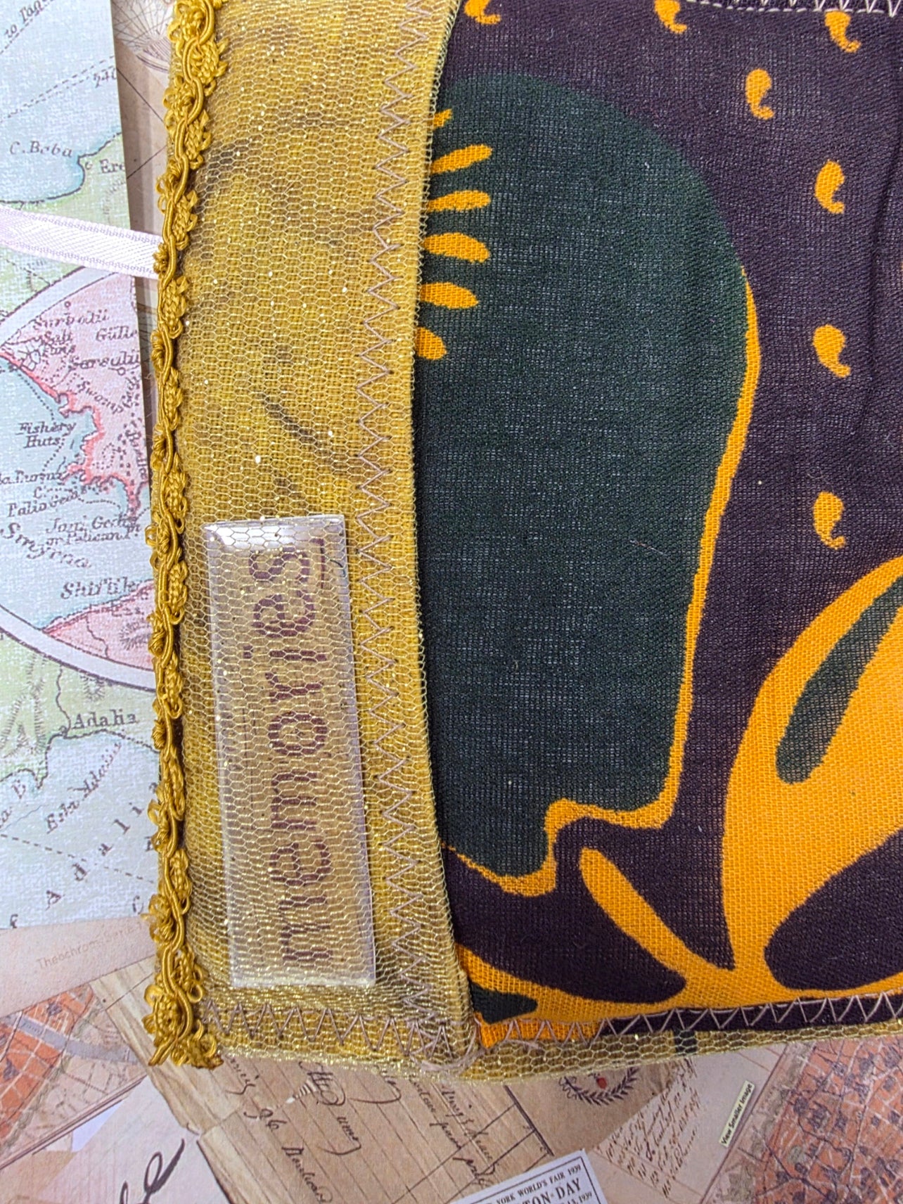 Vintage Passport Holder - Africa