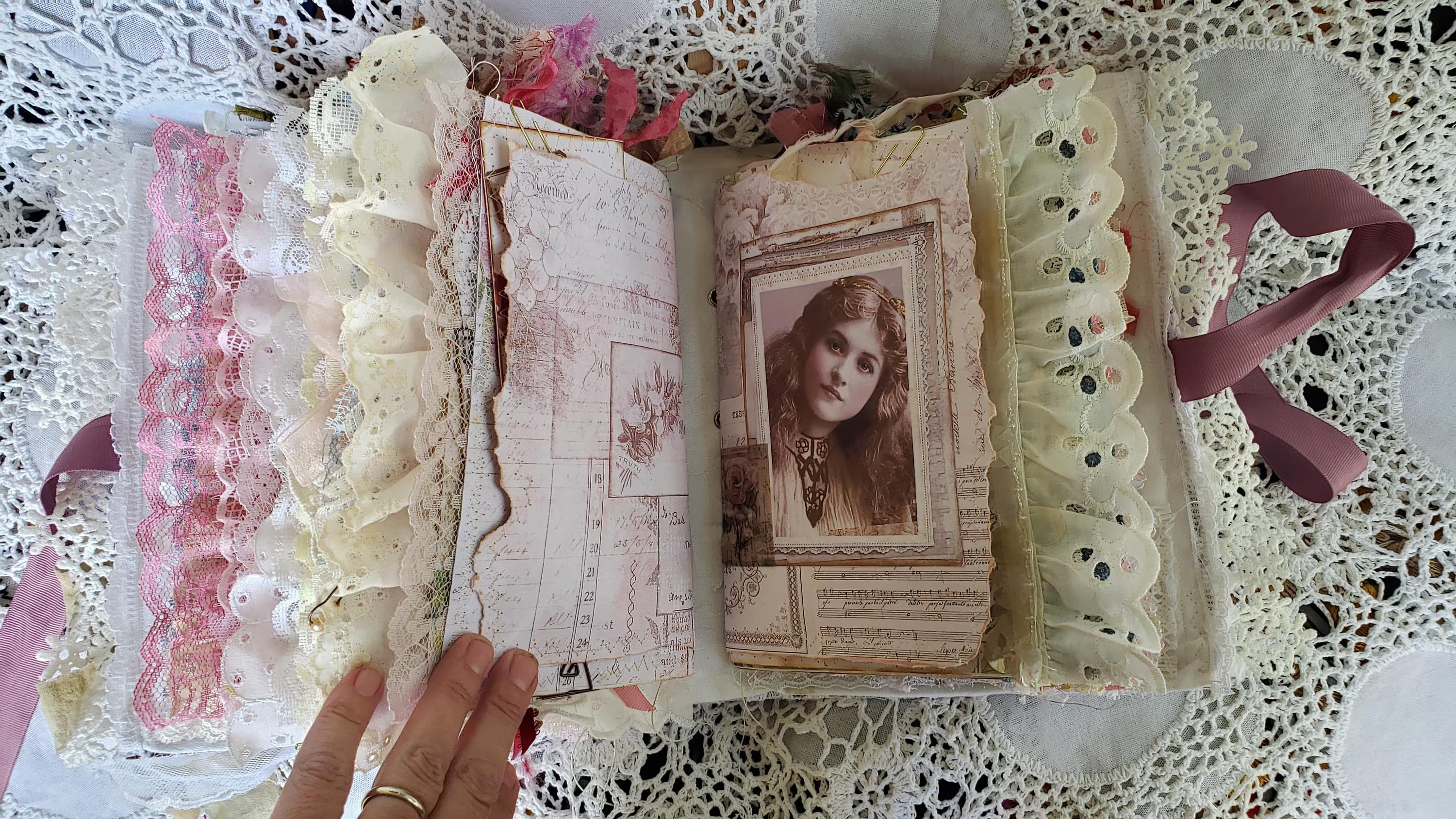 CUSTOM JOURNAL  MAKE YOUR OWN - FULLY EMBELLISHED