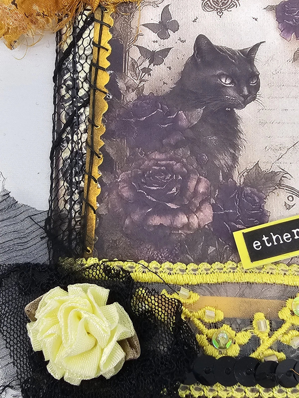 Vintage Chic Lace Bookmark - Ethereal - Handmade