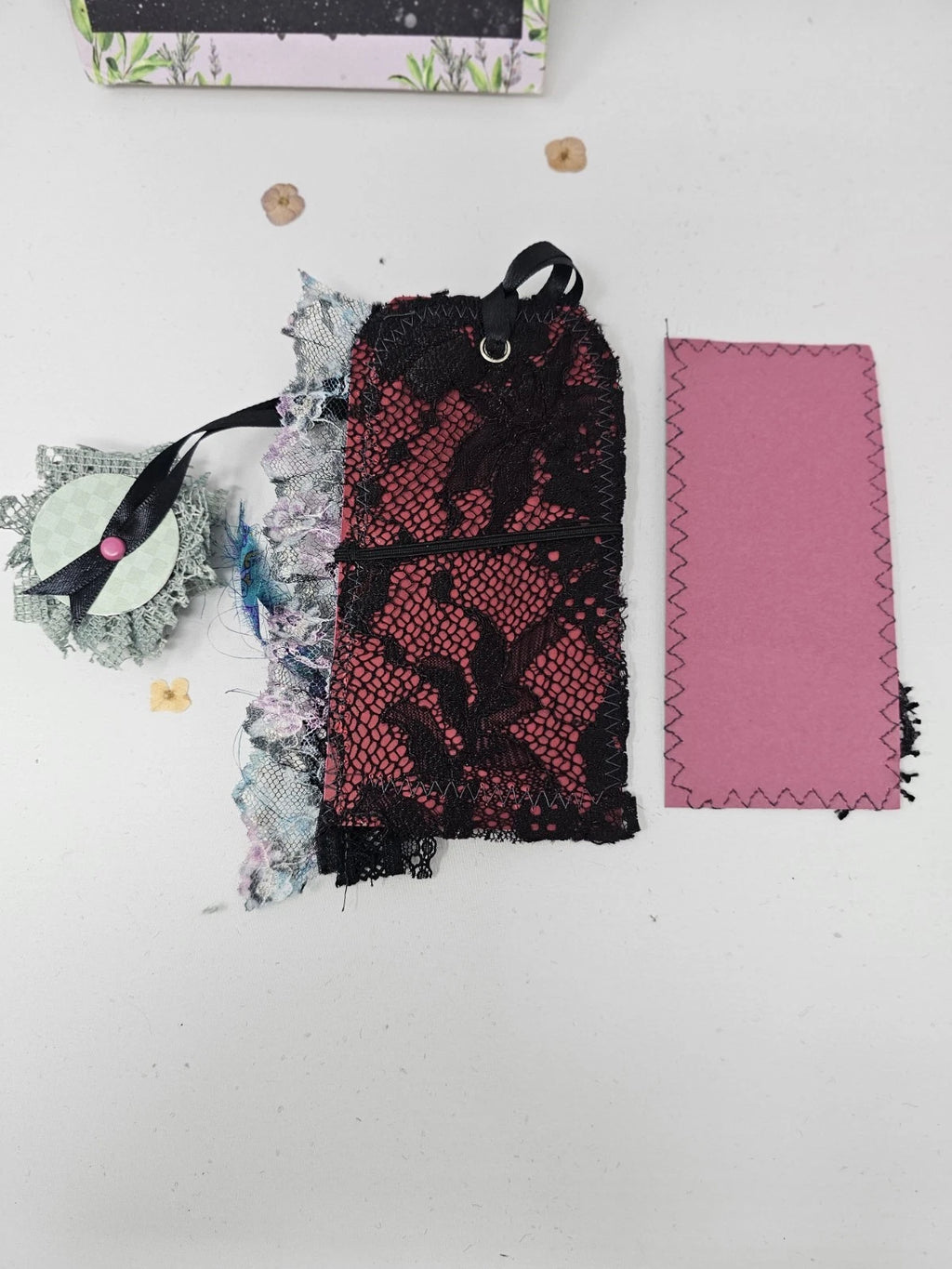 Vintage Chic Lace Bookmark - Wanderlust - Handmade