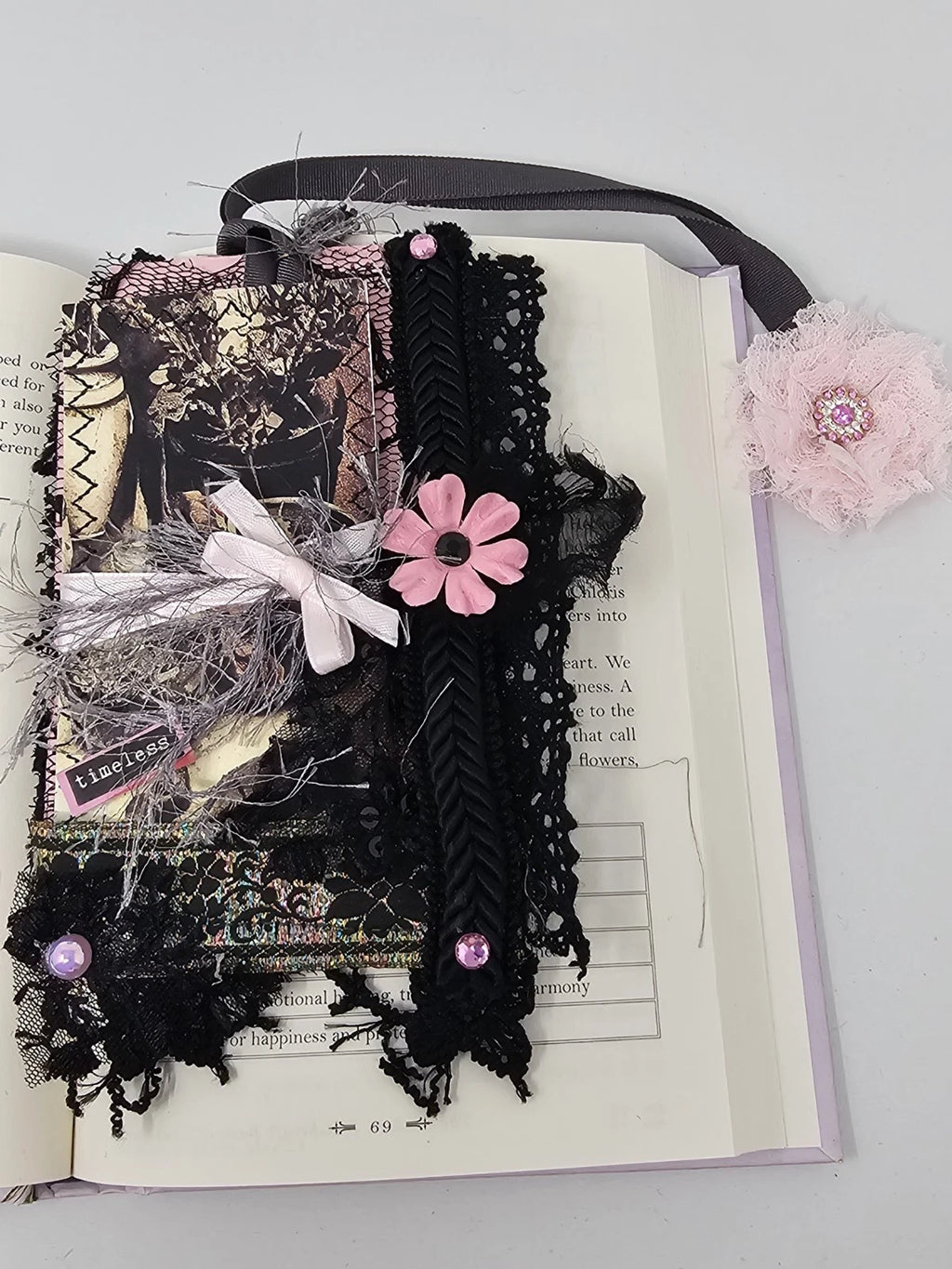 Vintage Chic Lace Bookmark -  Timeless - Handmade
