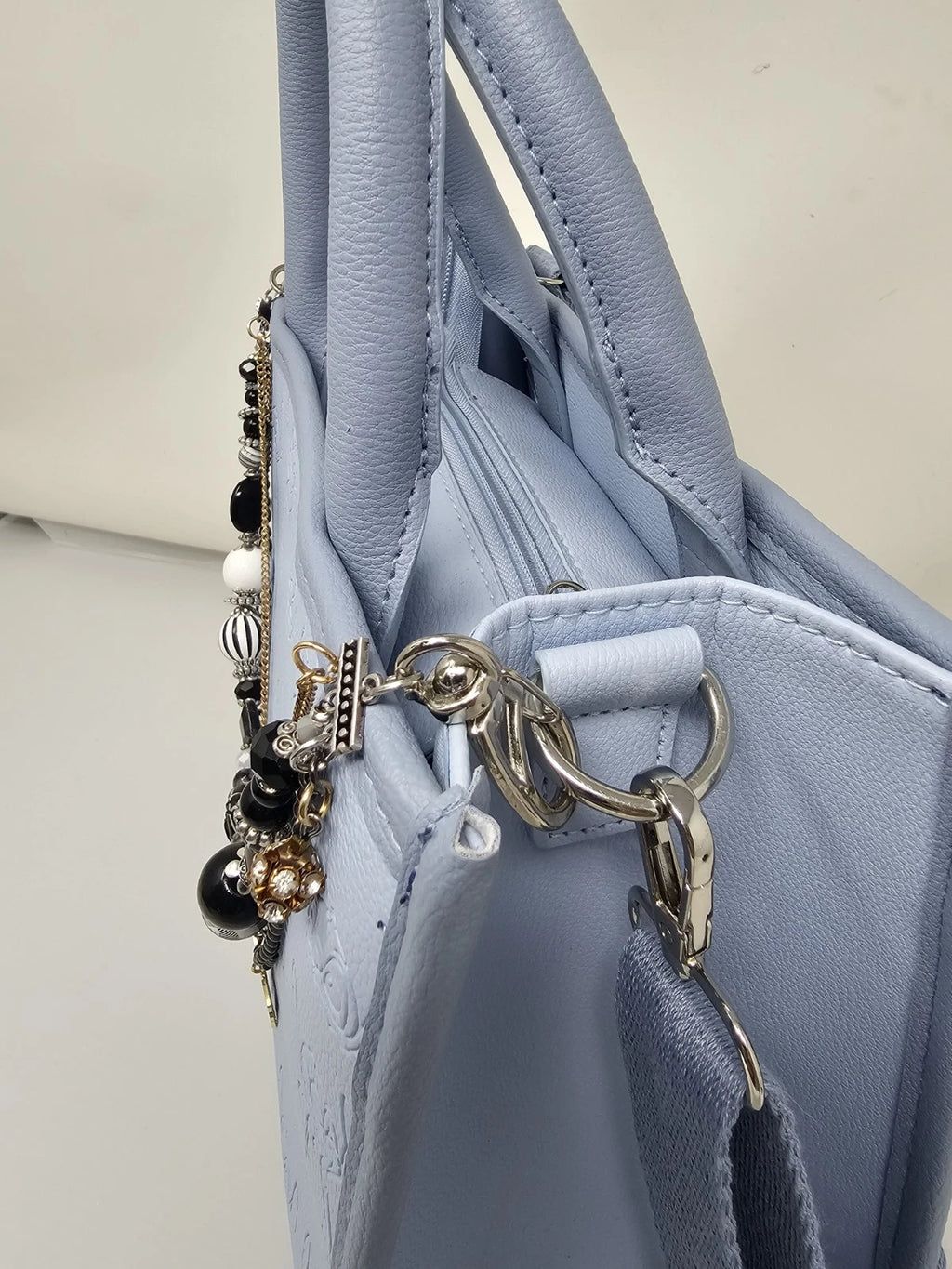 Double Chain Purse Charm - Mickey's Key & Spider