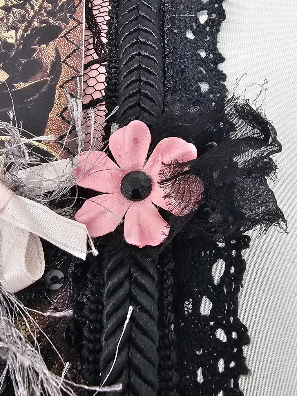 Vintage Chic Lace Bookmark -  Timeless - Handmade