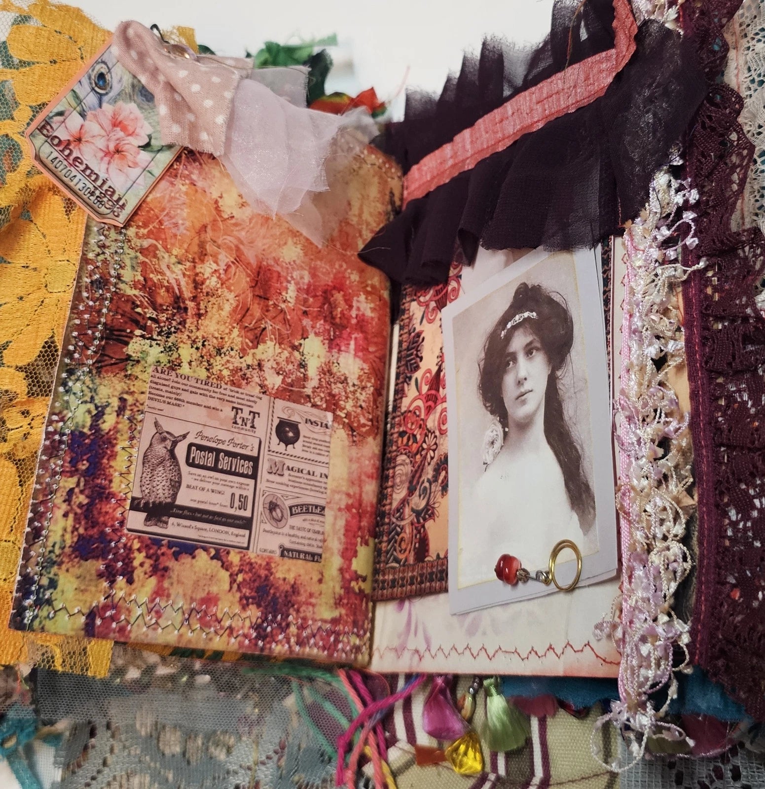 Vintage Bohemian Junk Journal